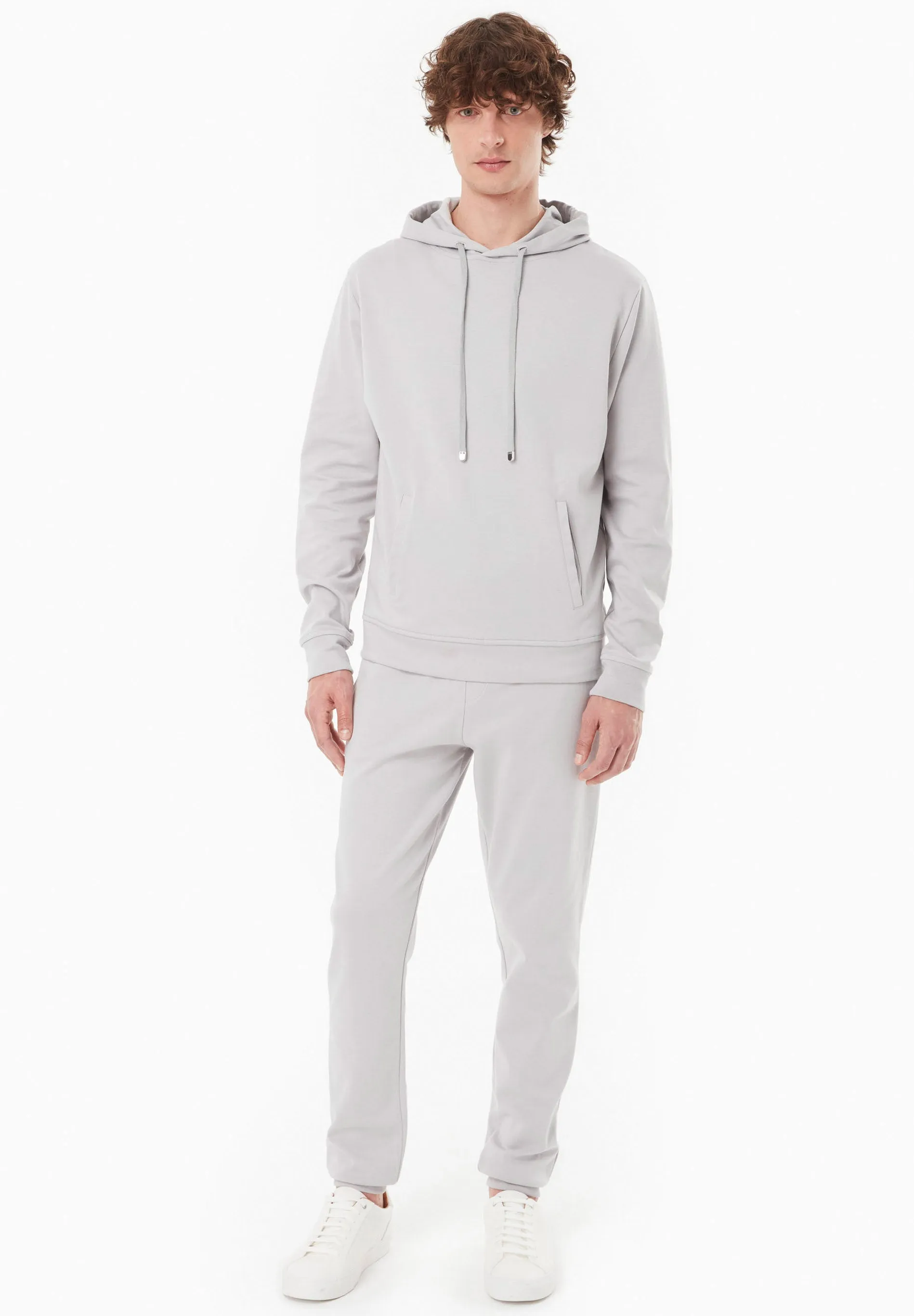 Men's Modal Blend Sweatpants Light Grey sold by Ivalo.com product image thumbnail 2