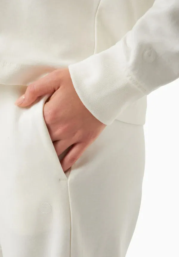 Women's Modal Blend Hoodie Off White sold by Ivalo.com product image thumbnail 5