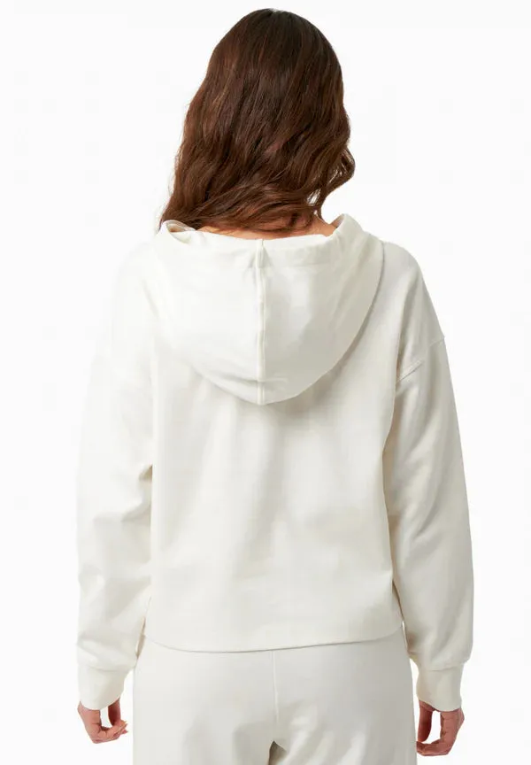 Women's Modal Blend Hoodie Off White sold by Ivalo.com product image thumbnail 2