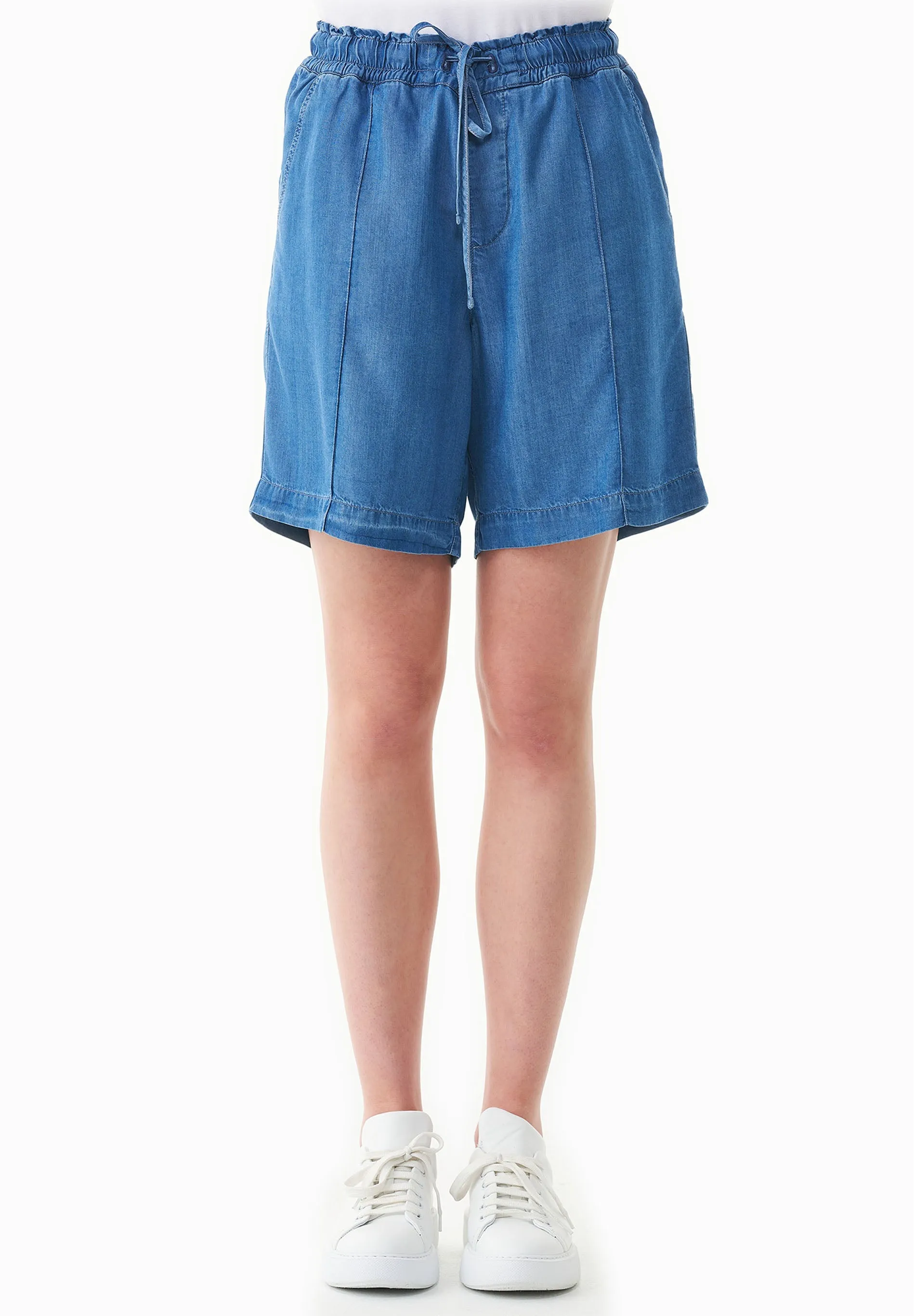 Lyocell Denim Shorts Light Blue sold by Ivalo.com