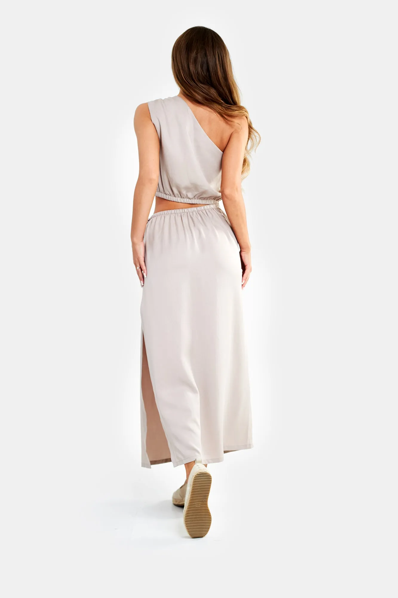 Milo Asymmetric Dress Beige sold by Ivalo.com product image thumbnail 2