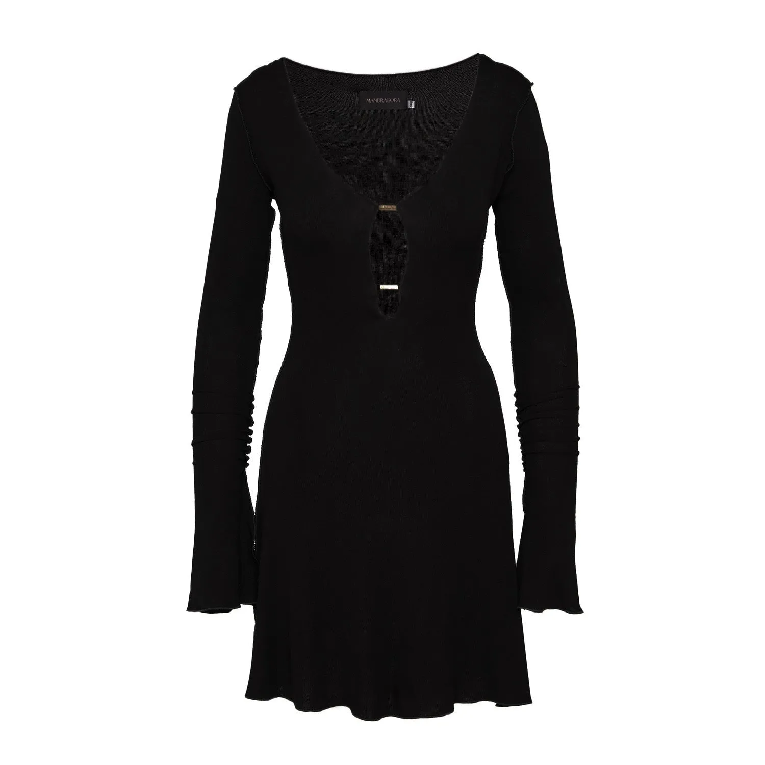 Chloe Deep Neckline Mini Dress Black sold by Ivalo.com product image thumbnail 2