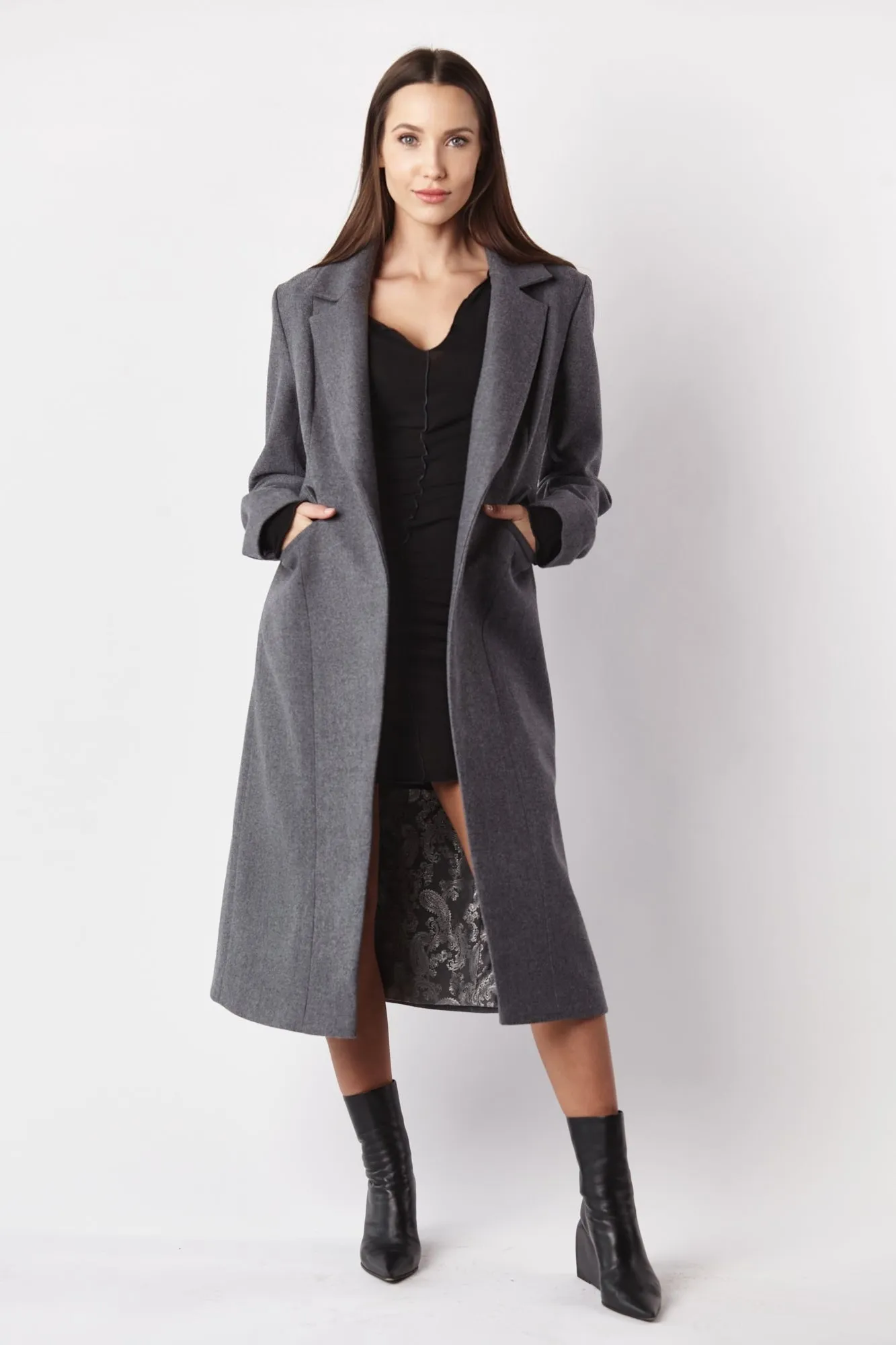 Classic Wool Coat Extravagant Grey sold by Ivalo.com product image thumbnail 4