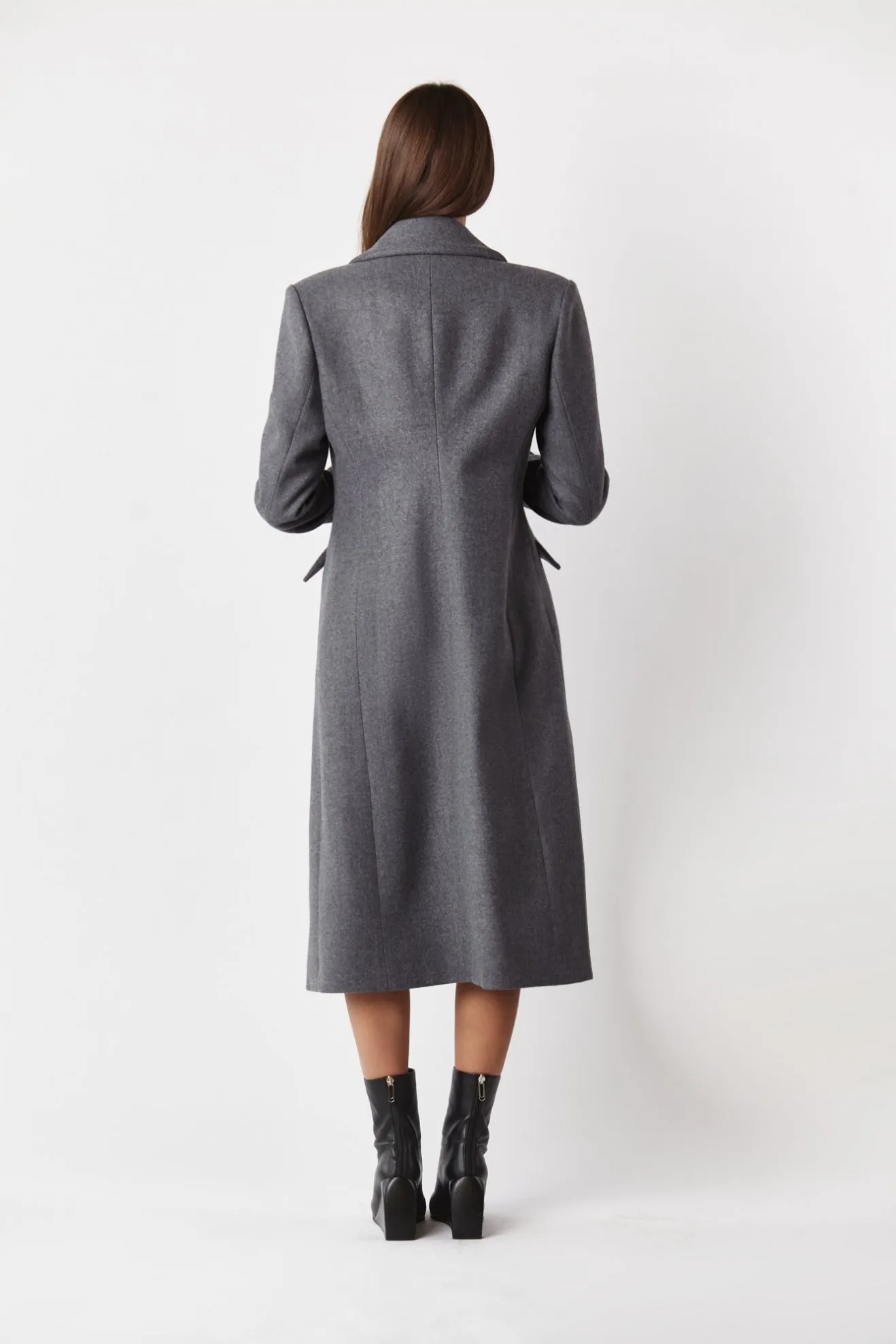 Classic Wool Coat Extravagant Grey sold by Ivalo.com product image thumbnail 2