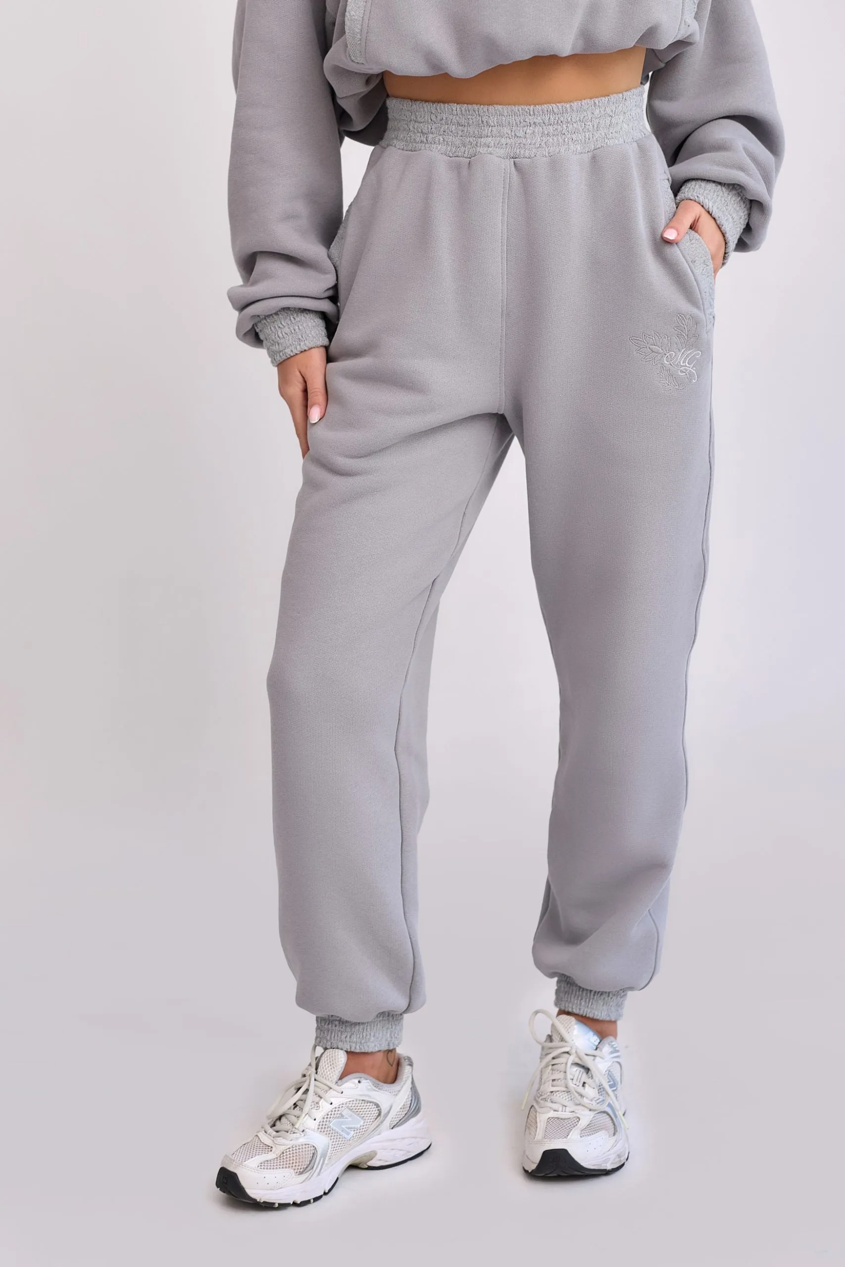 Lantre Jacquard Trim Sweatpants Grey sold by Ivalo.com