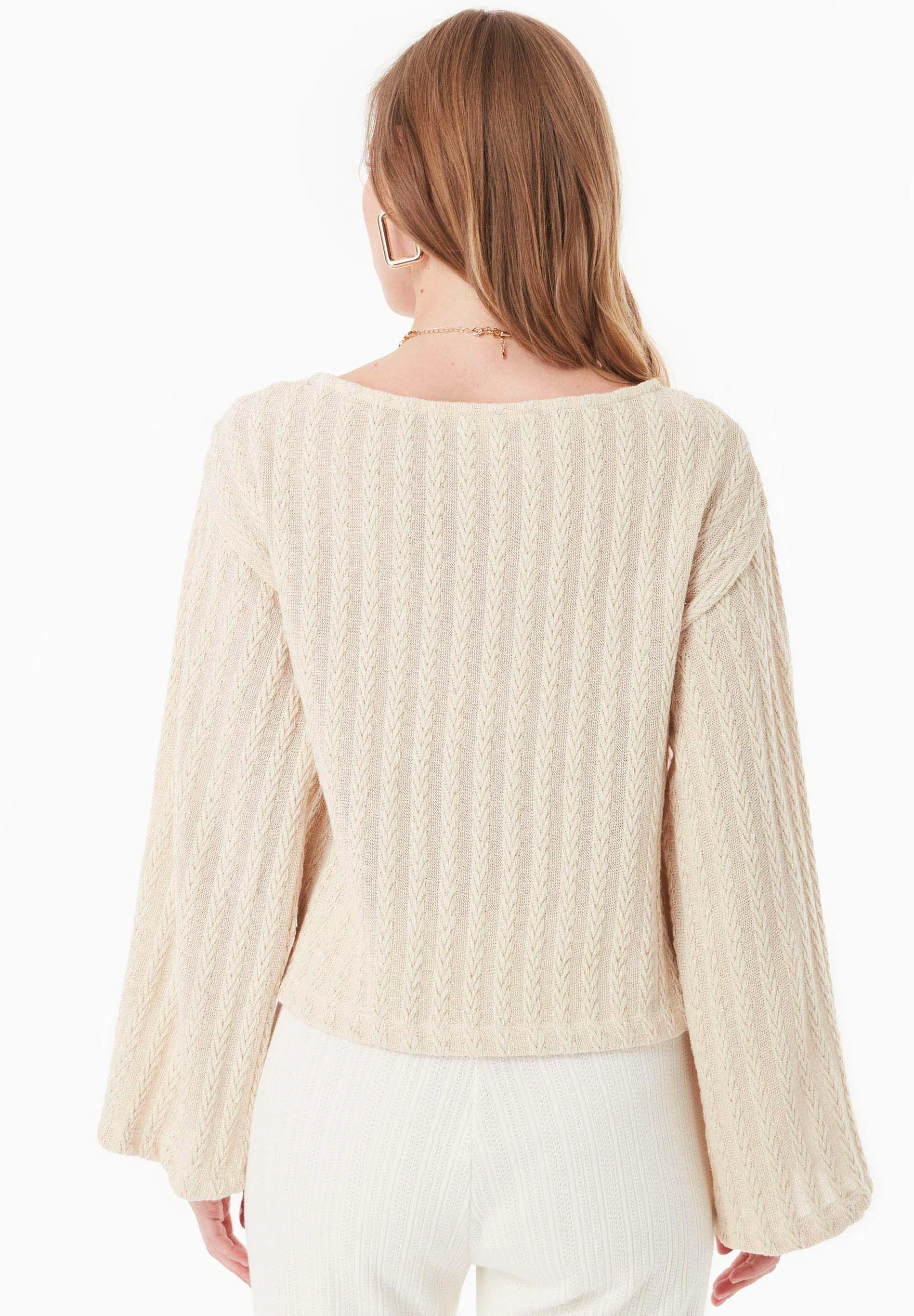 Fantasy Cotton Knit Long Sleeve Natural sold by Ivalo.com product image thumbnail 2