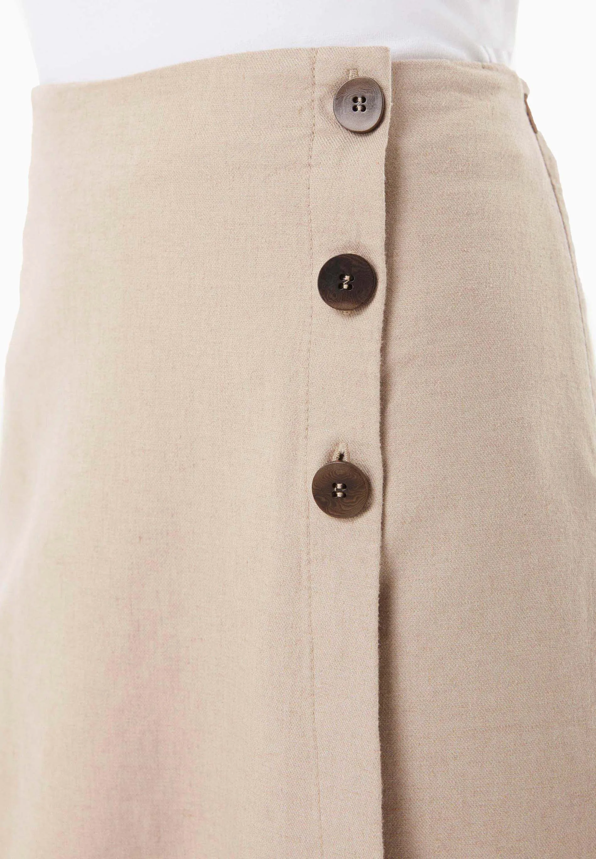 Linen Blend Skort Sand sold by Ivalo.com product image thumbnail 5