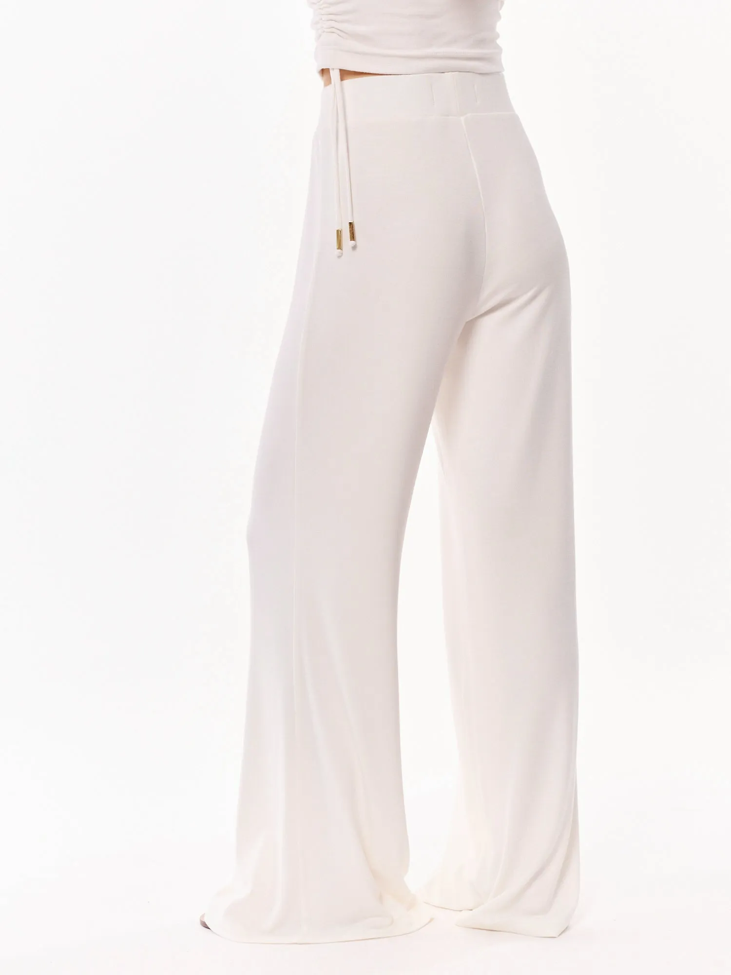 Ivy High Waist Viscose Pants Ecru sold by Ivalo.com product image thumbnail 2