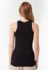 Women's High Neckline Ribbed Top Black sold by Ivalo.com
