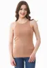 Women's High Neckline Ribbed Top Tan sold by Ivalo.com