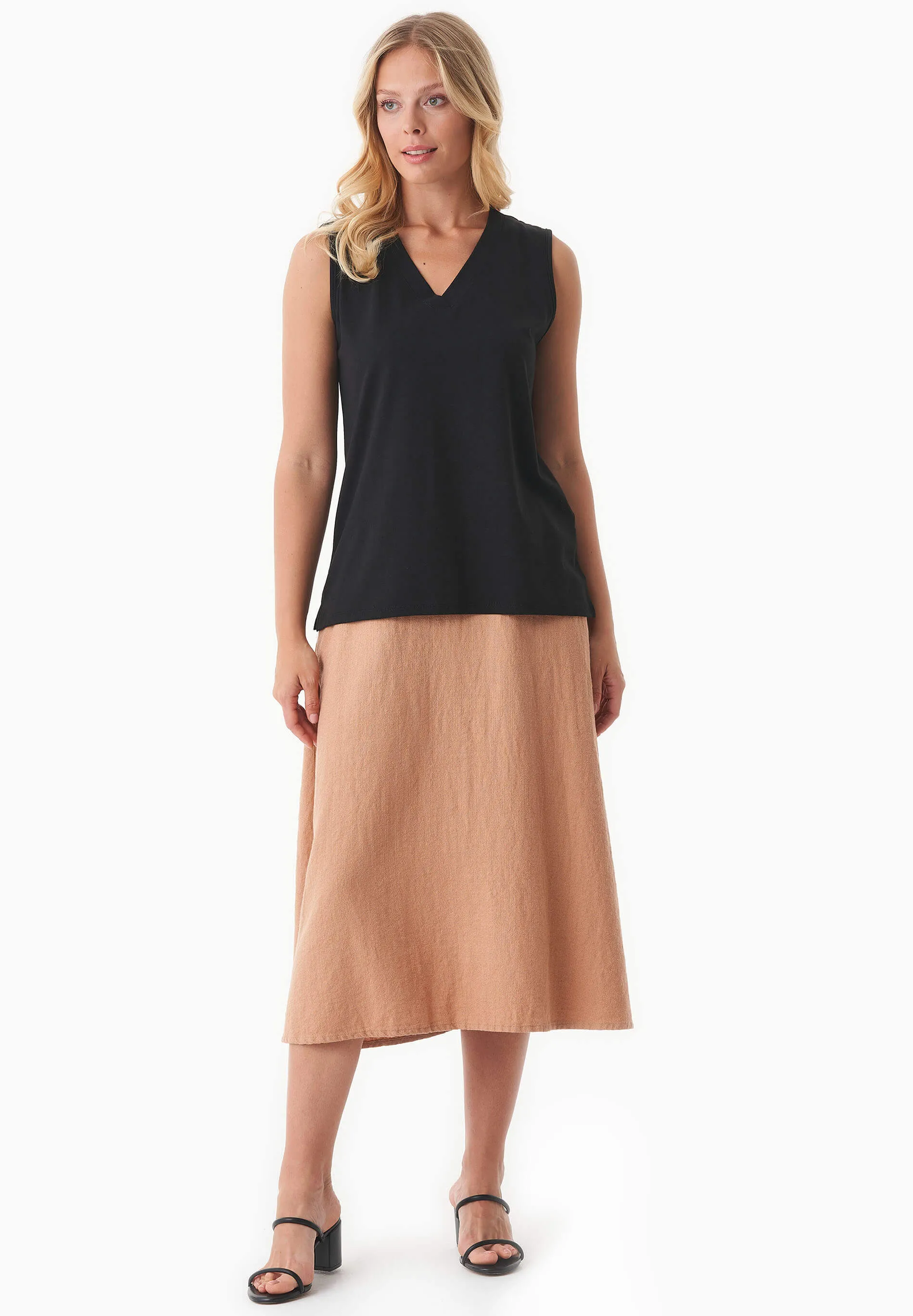 Modal Blend V-Neck Top Black sold by Ivalo.com product image thumbnail 3