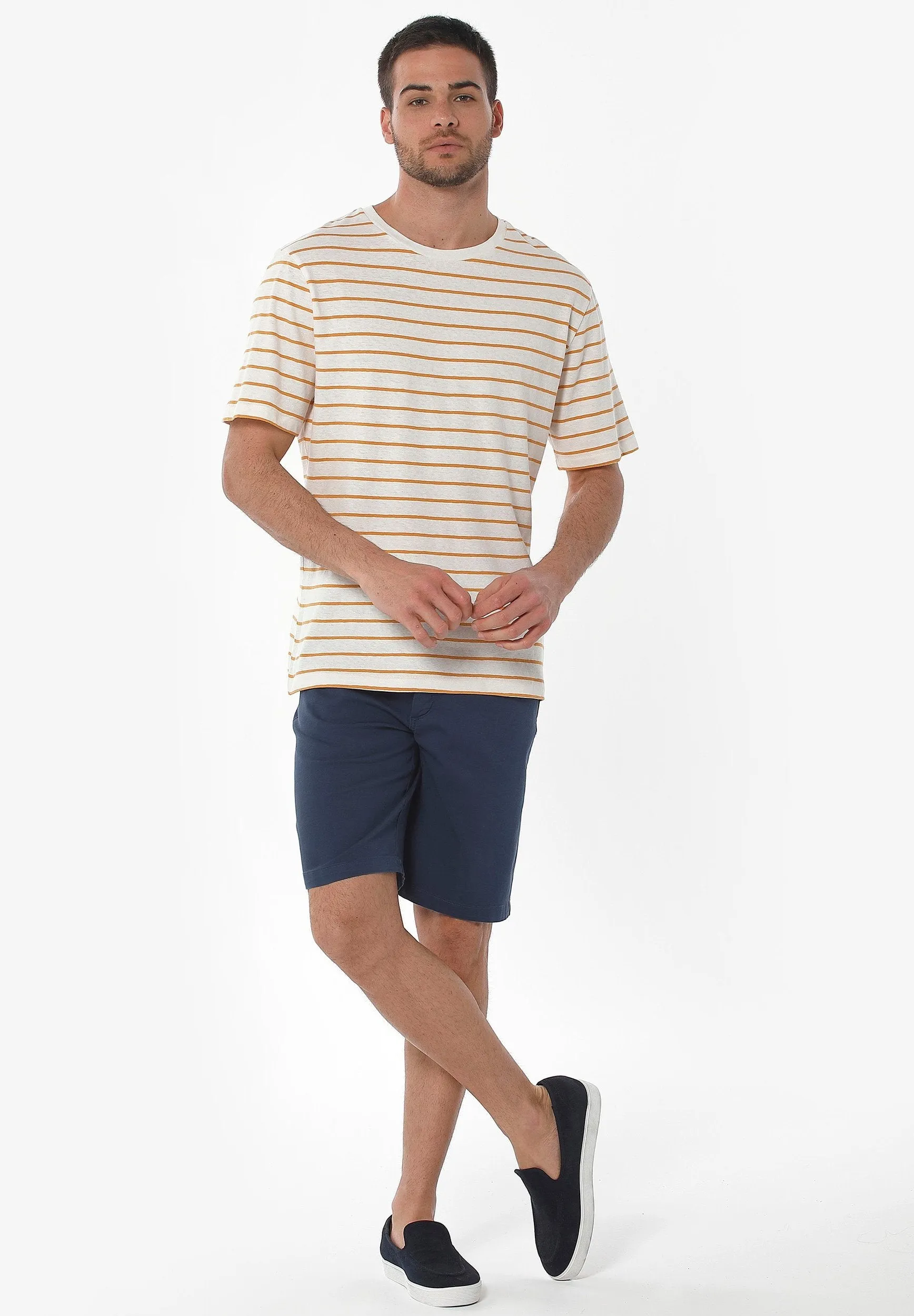 Men's Five-Pocket Organic Cotton Shorts Navy sold by Ivalo.com product image thumbnail 2