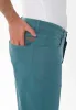 Men's Five-Pocket Organic Cotton Trousers Petrol Green sold by Ivalo.com