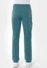 Men's Five-Pocket Organic Cotton Trousers Petrol Green sold by Ivalo.com
