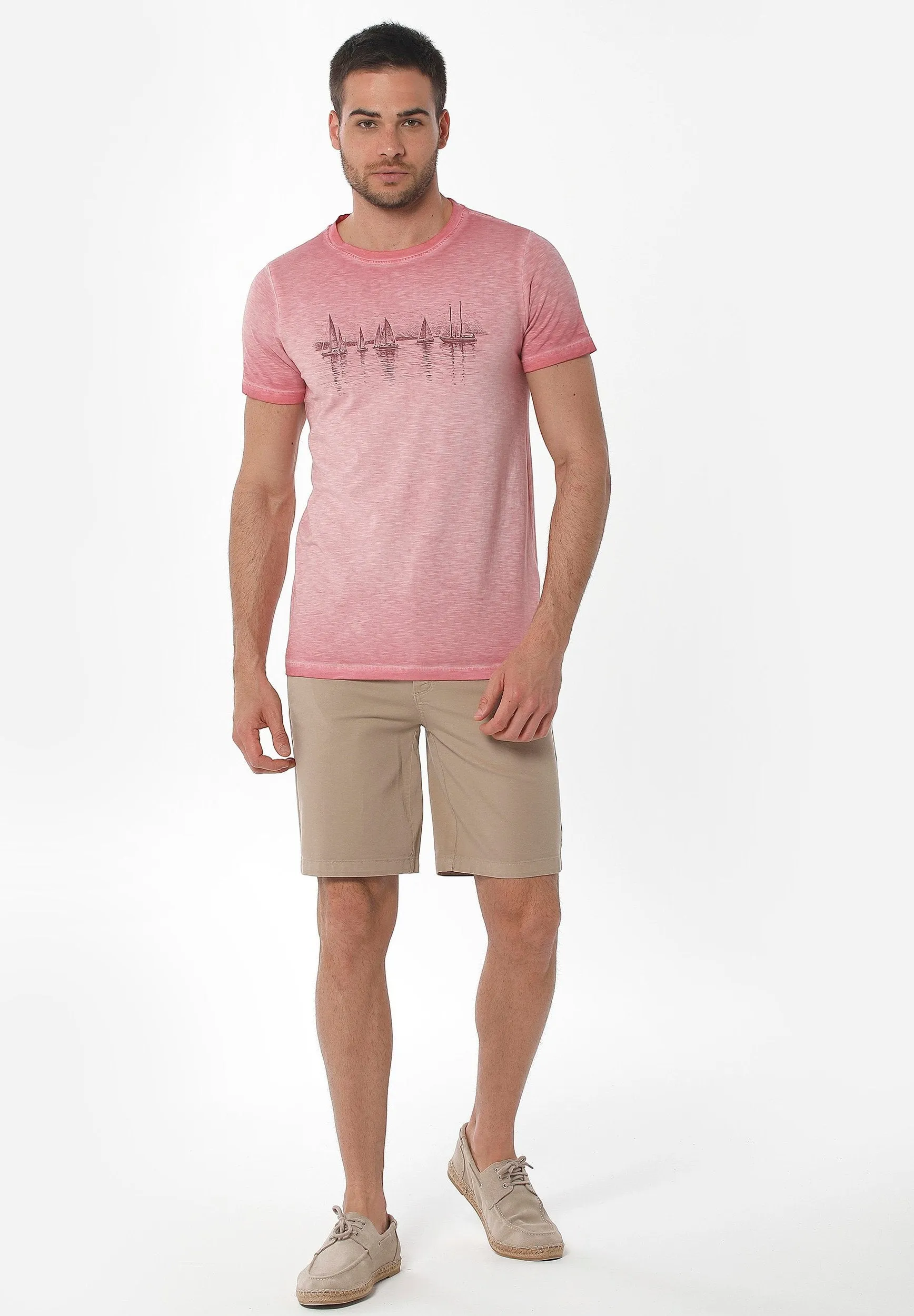 Men's Five-Pocket Organic Cotton Shorts Beige sold by Ivalo.com product image thumbnail 2