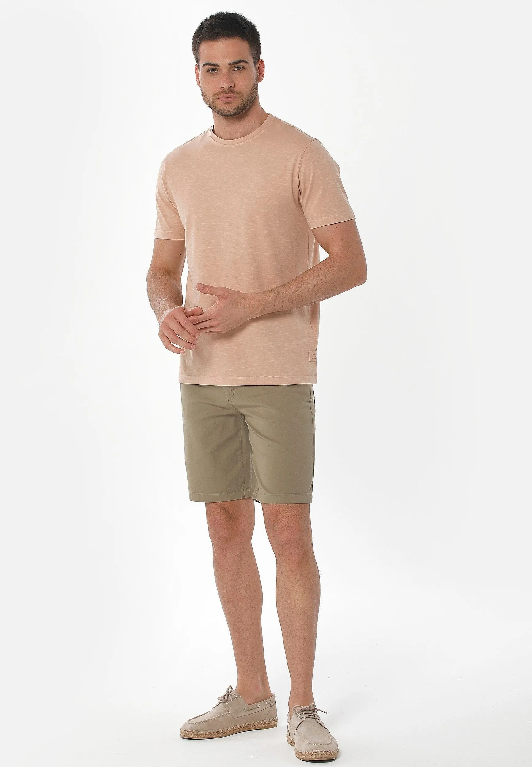Men's Five-Pocket Organic Cotton Shorts Olive sold by Ivalo.com product image thumbnail 2