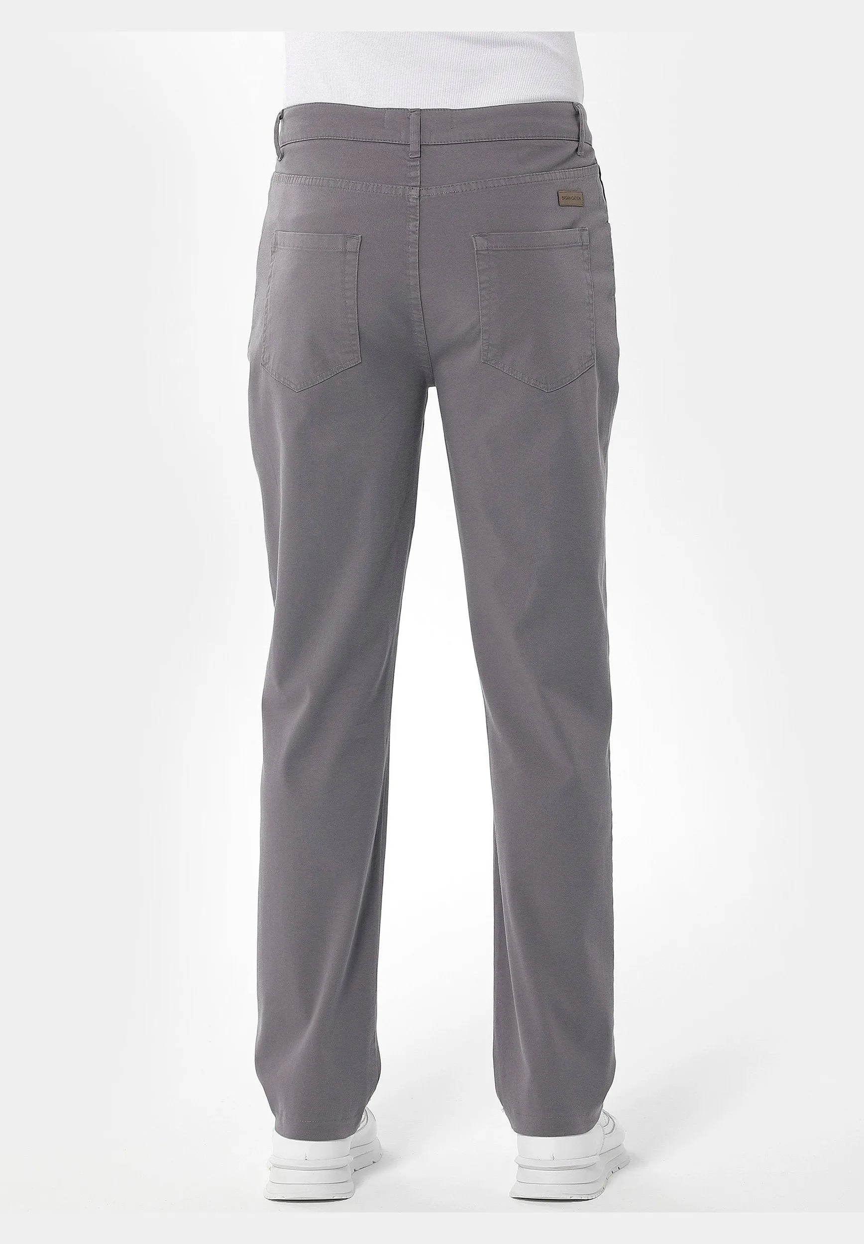 Men's Five-Pocket Organic Cotton Trousers Shadow sold by Ivalo.com product image thumbnail 4