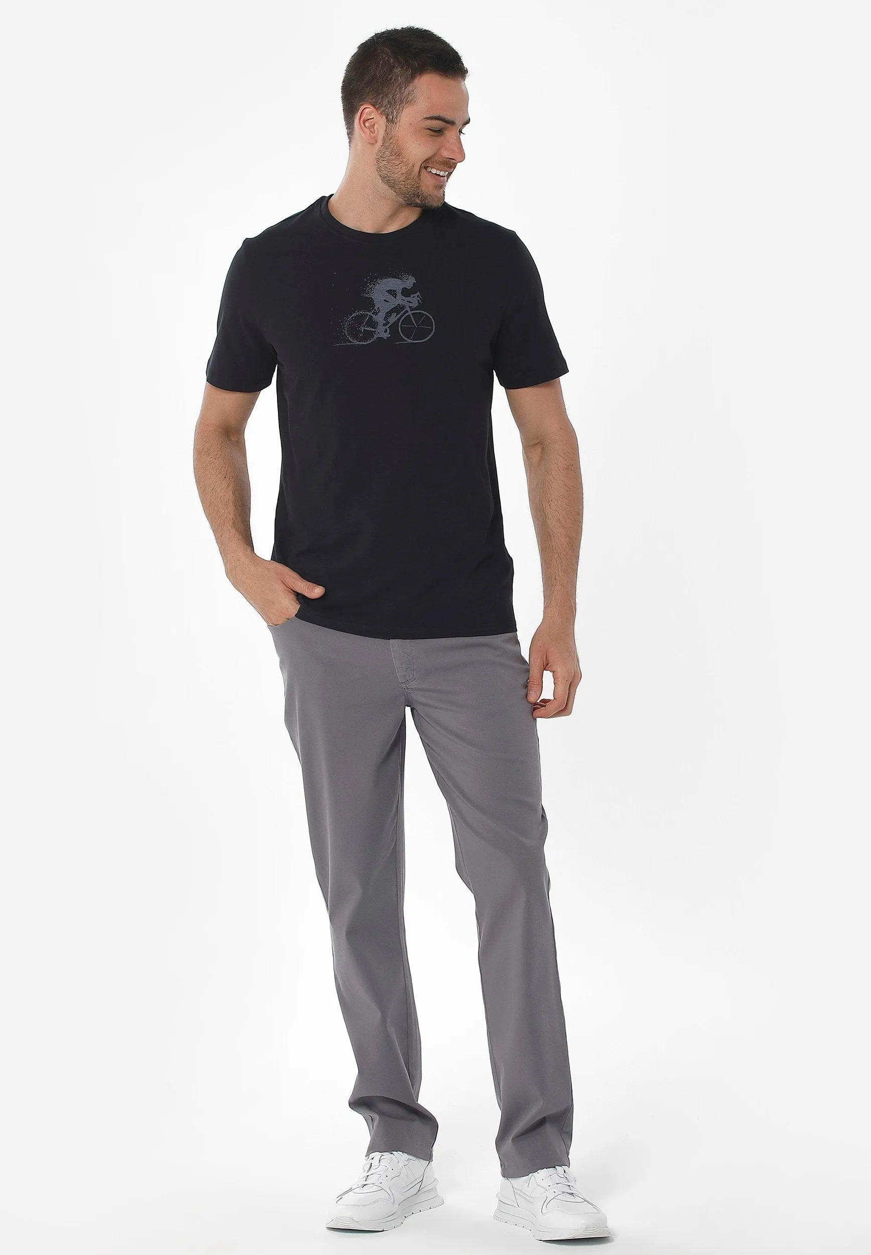 Men's Five-Pocket Organic Cotton Trousers Shadow sold by Ivalo.com product image thumbnail 2