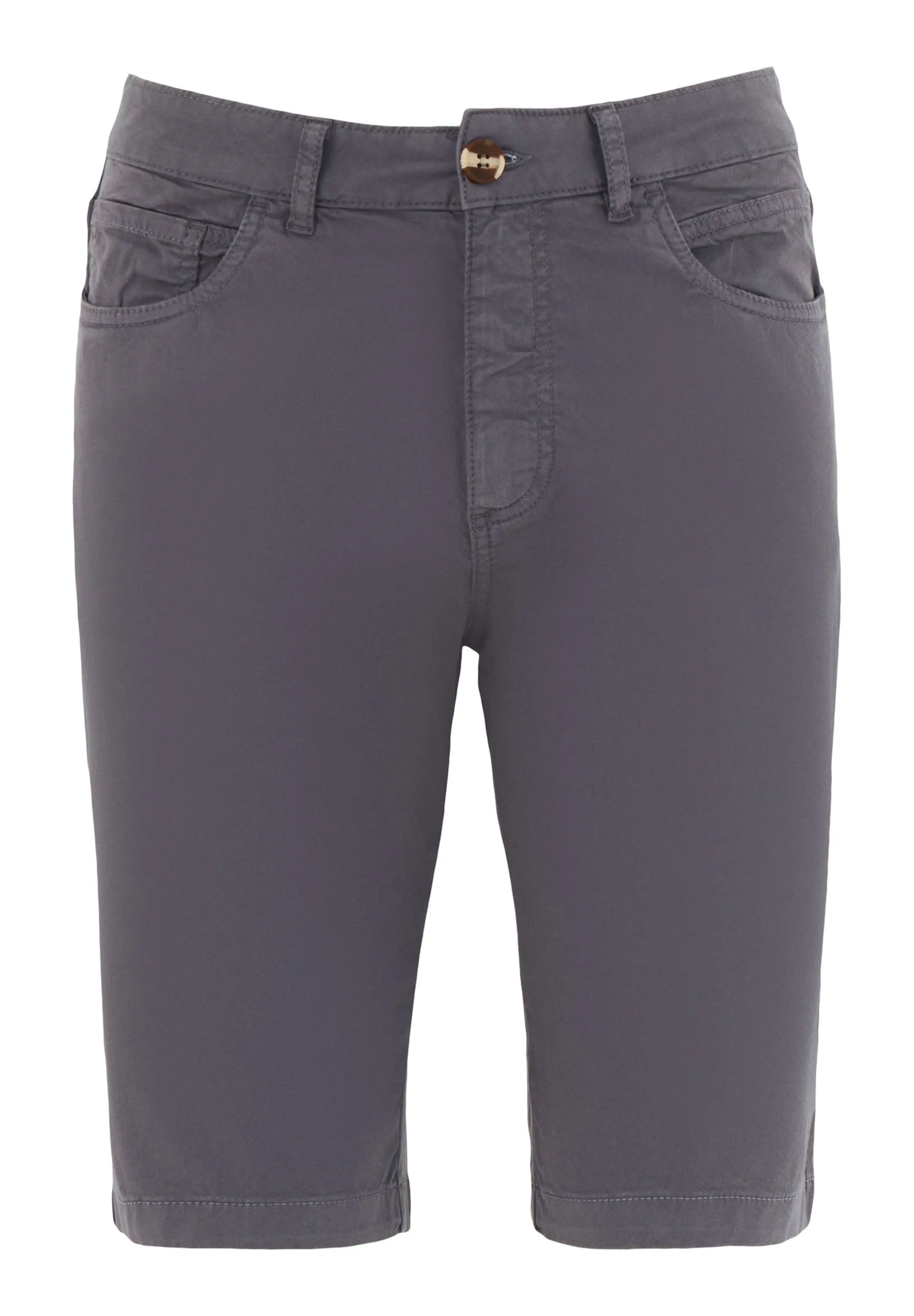 Men's Regular Fit Organic Cotton Shorts Asphalt sold by Ivalo.com product image thumbnail 5