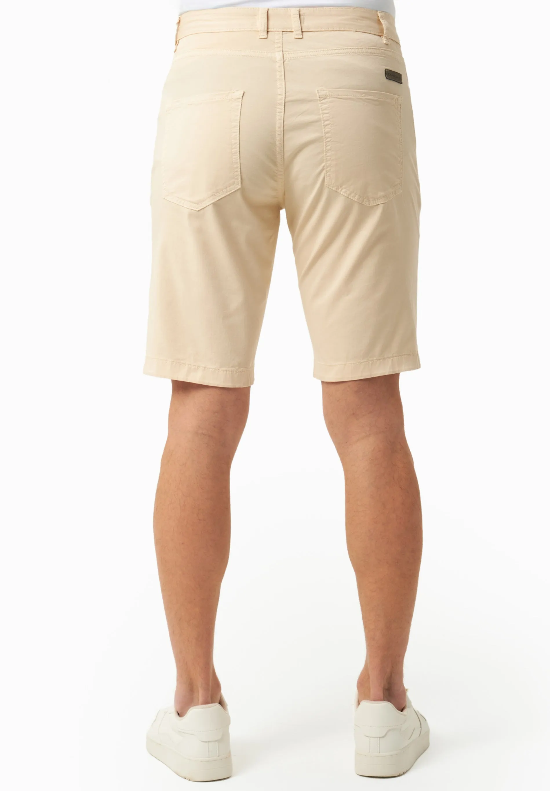 Men's Regular Fit Organic Cotton Shorts Beige sold by Ivalo.com product image thumbnail 4