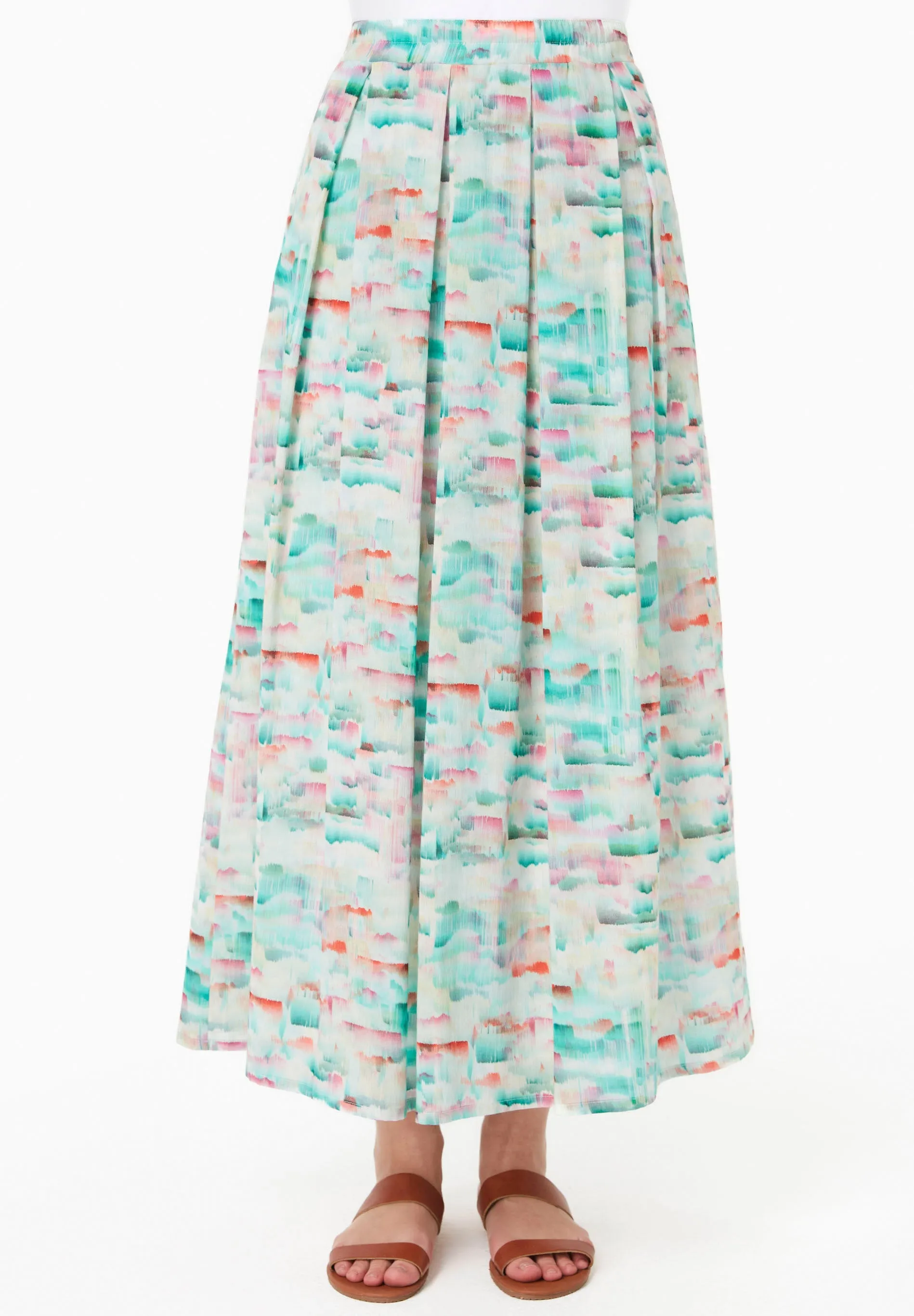 Long Crinkle Voile Skirt Brushed Effect sold by Ivalo.com product image thumbnail 3