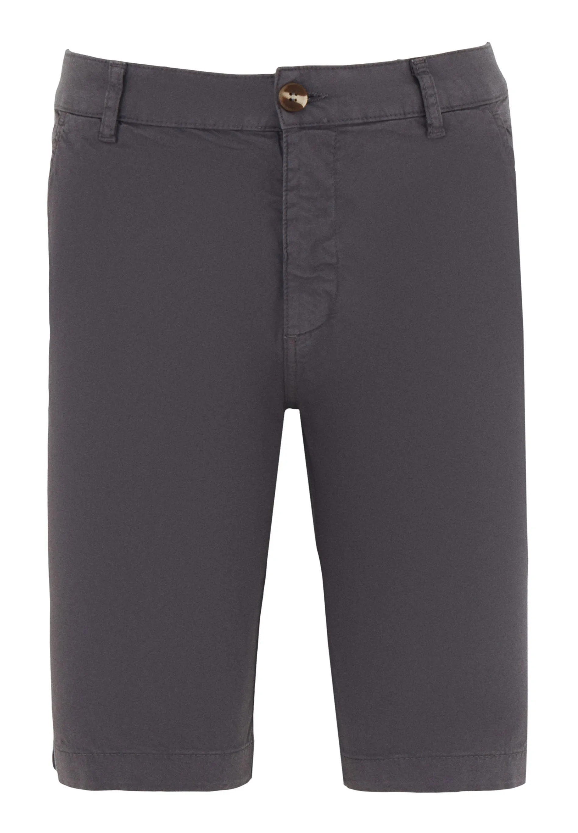 Men's Slim-Fit Organic Cotton Chino Shorts Asphalt sold by Ivalo.com product image thumbnail 5