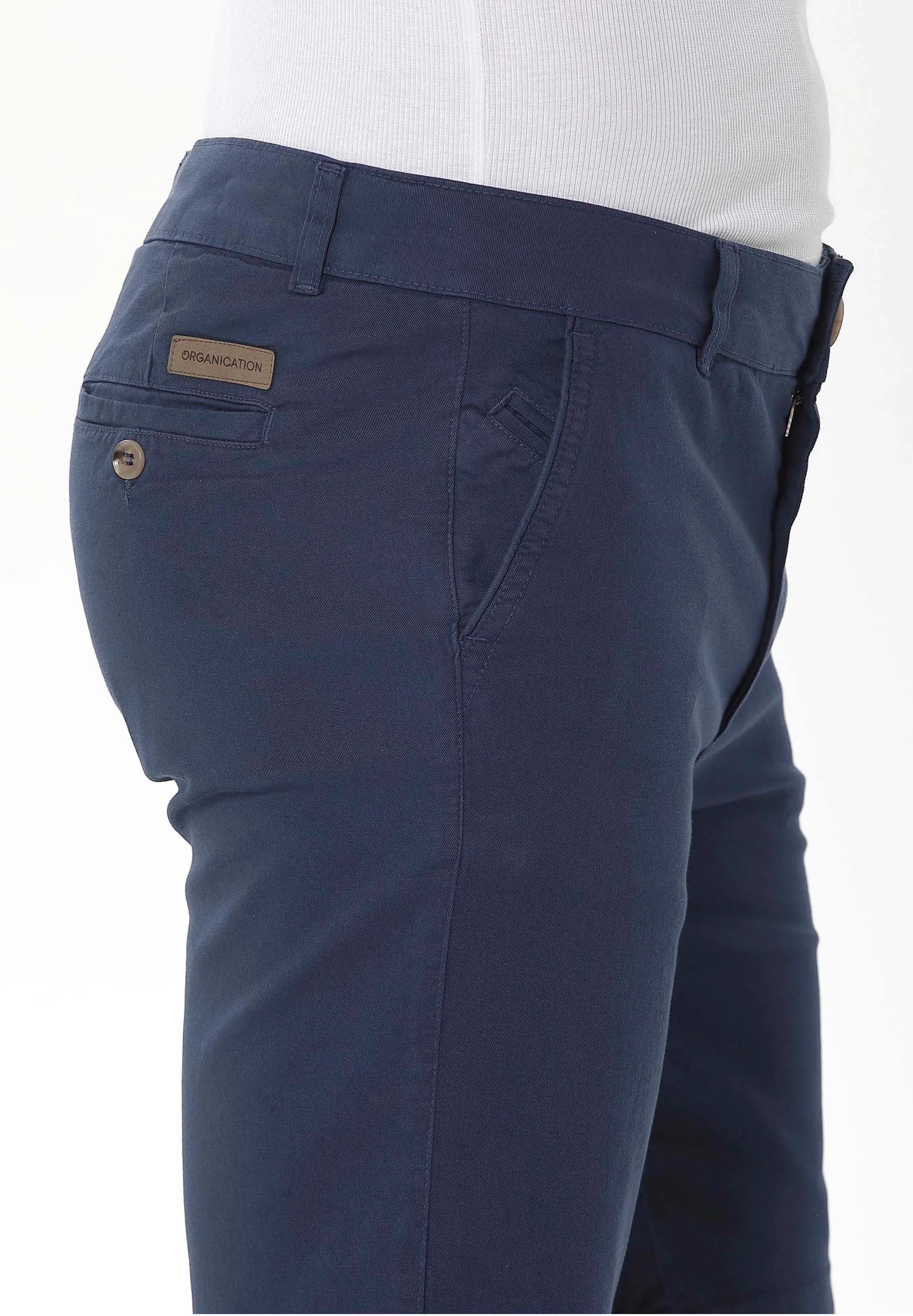 Men's Slim Organic Cotton Chino Shorts Navy sold by Ivalo.com product image thumbnail 5