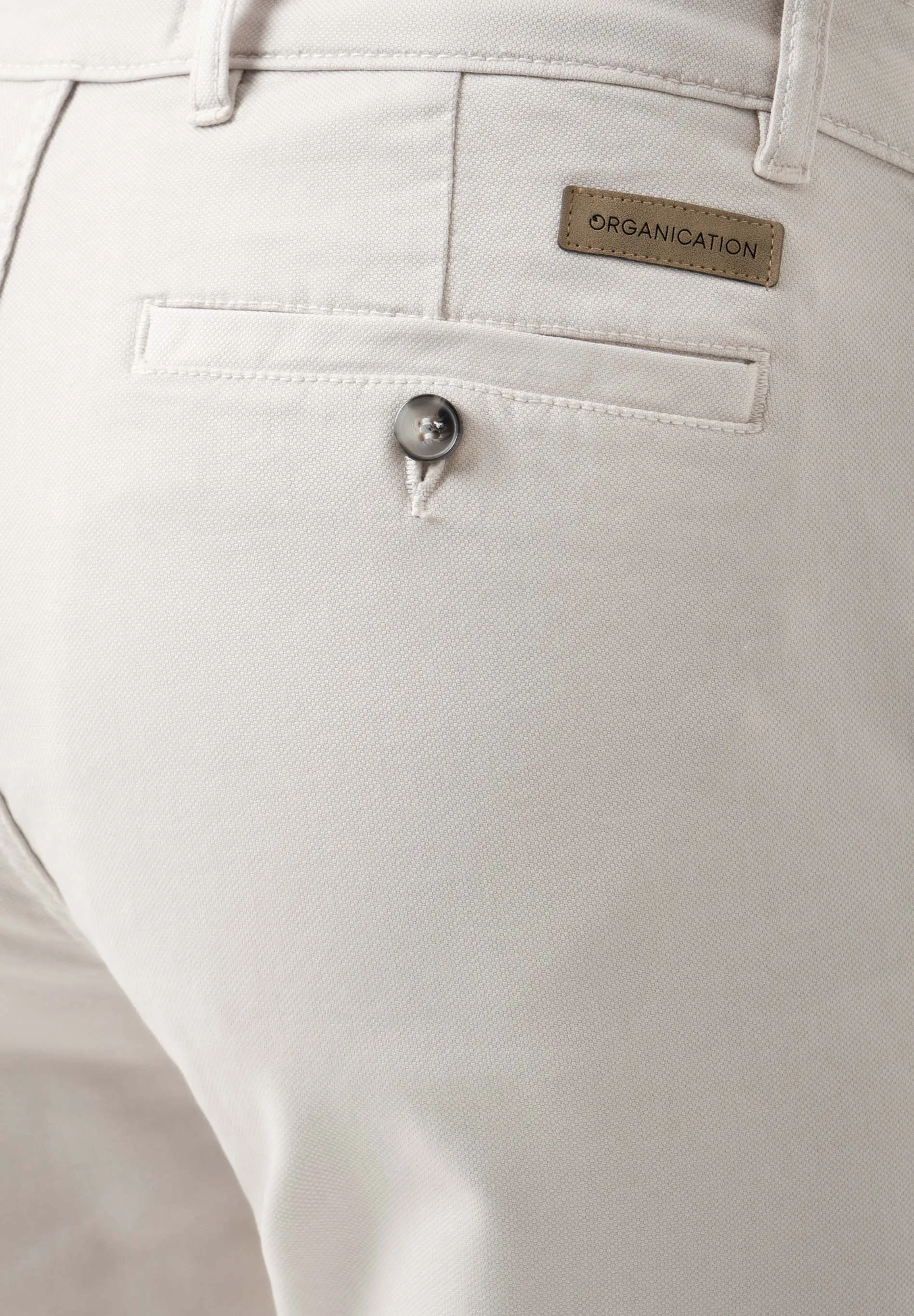 Men's Regular-Fit Organic Cotton Shorts Light Grey sold by Ivalo.com product image thumbnail 5