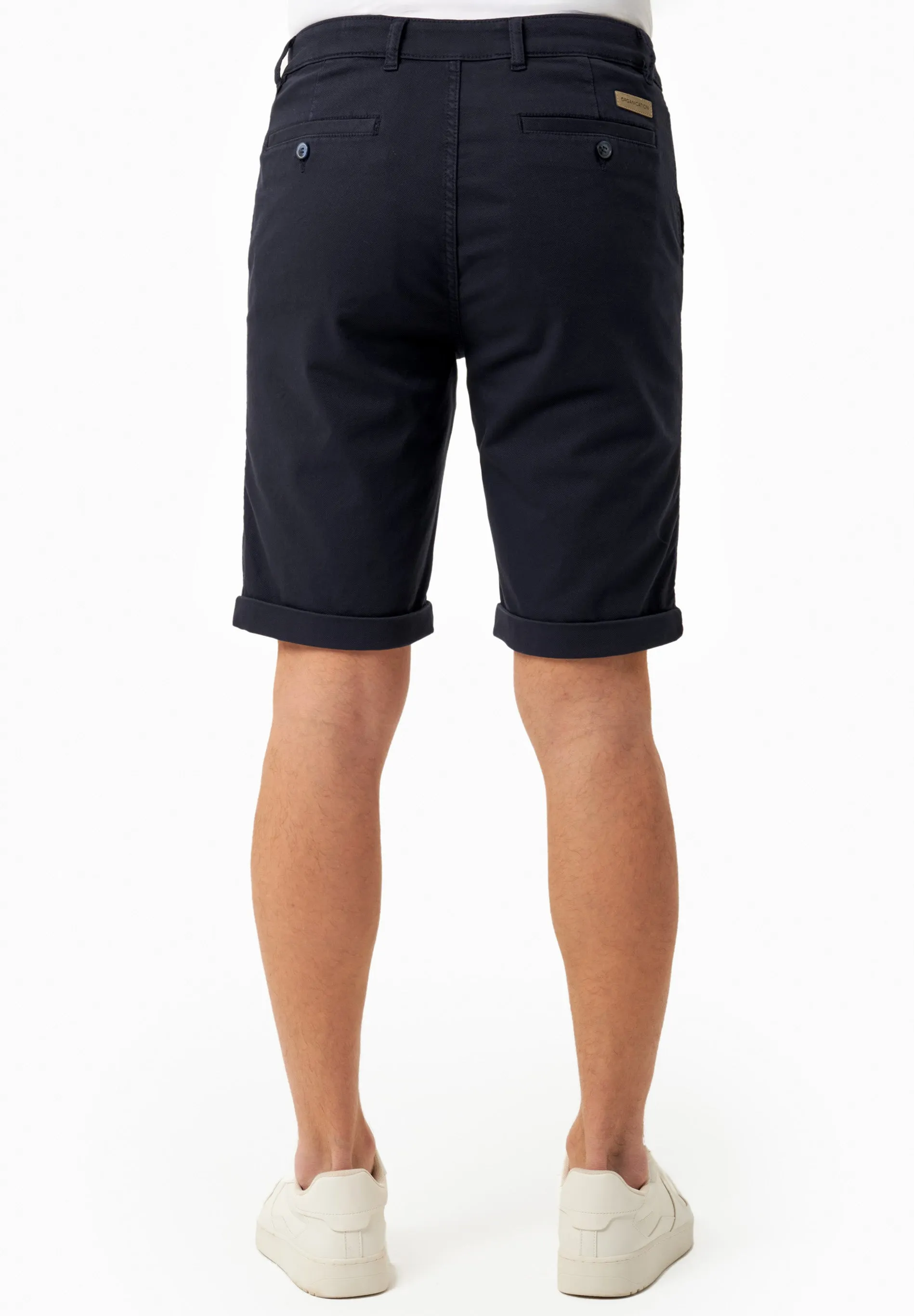 Men's Regular-Fit Organic Cotton Shorts Dark Navy sold by Ivalo.com product image thumbnail 4