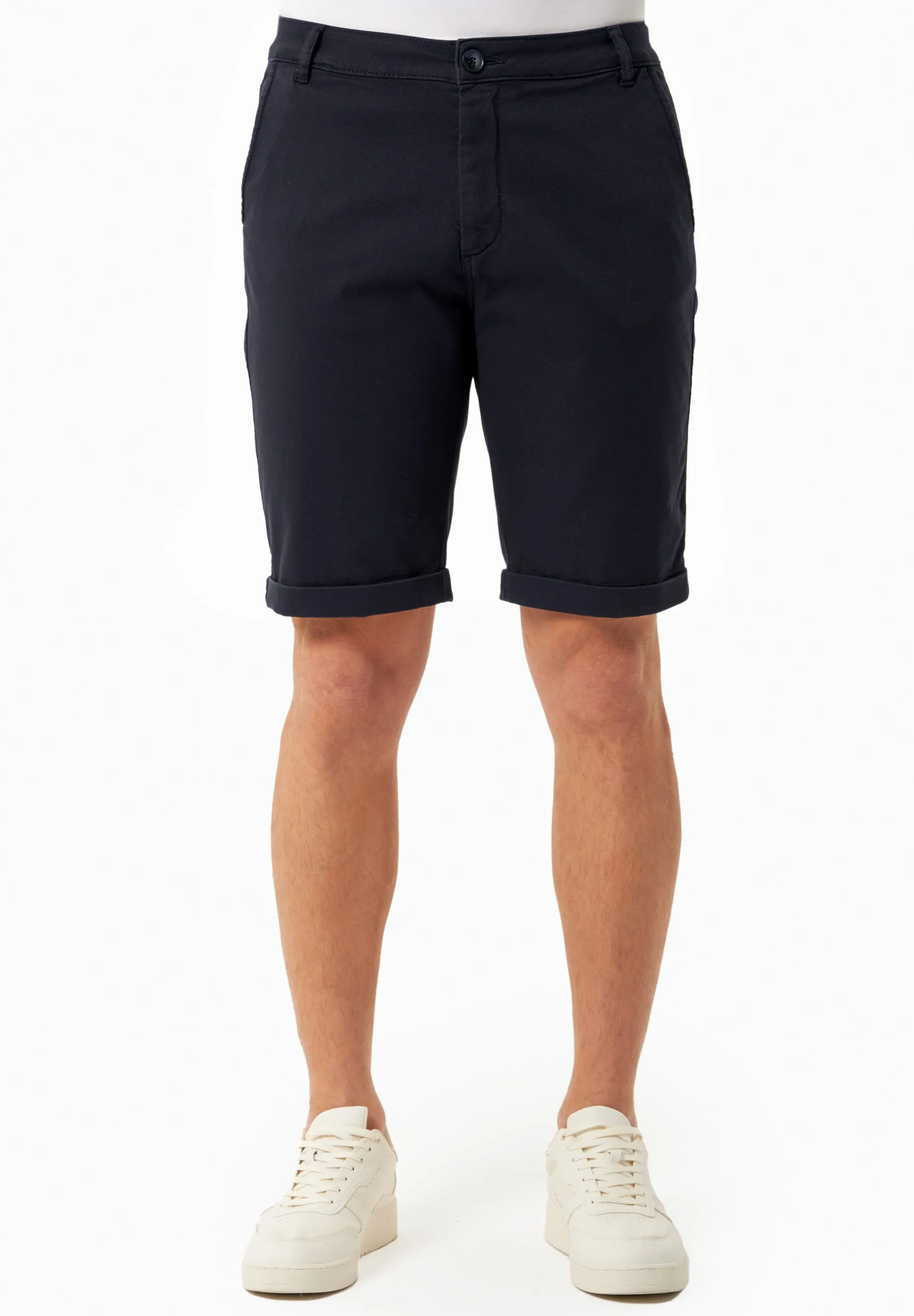 Men's Regular-Fit Organic Cotton Shorts Dark Navy sold by Ivalo.com