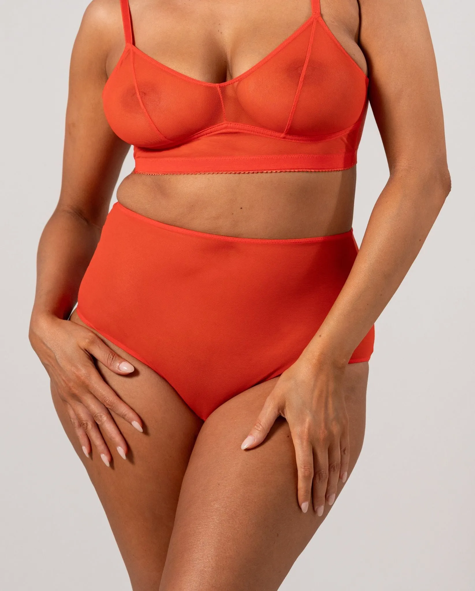 Mesh Highwaist Briefs 3-Pack Fiery Red sold by Ivalo.com product image thumbnail 2