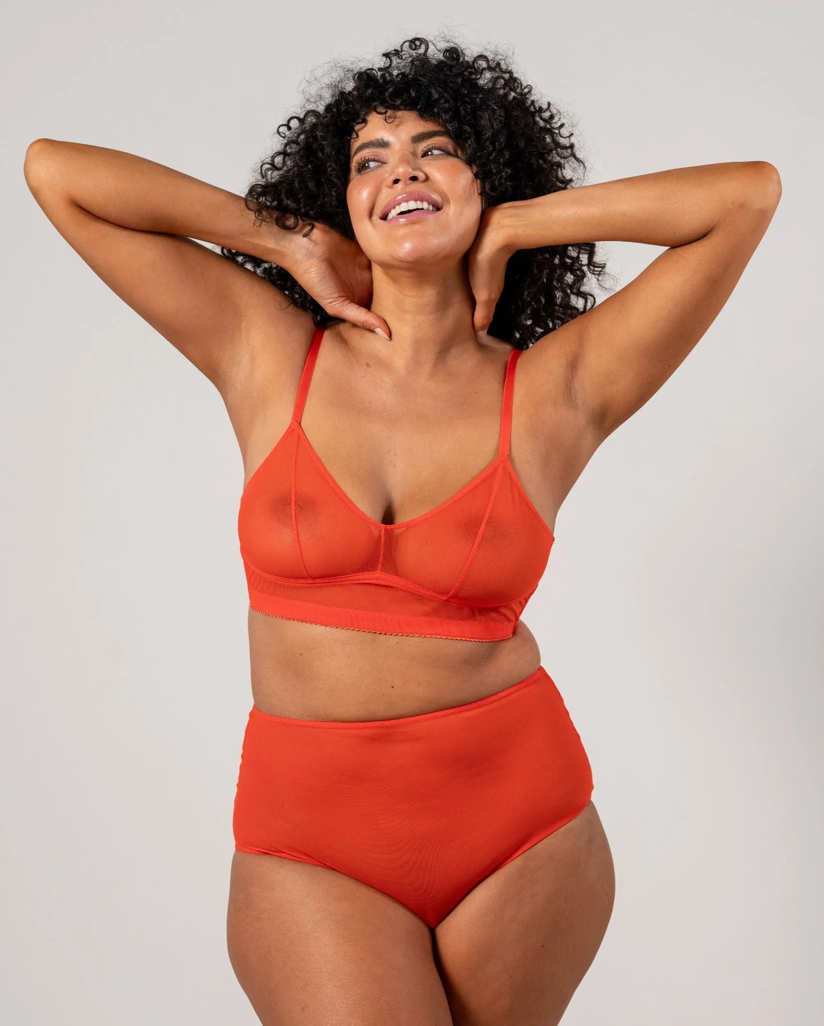 Mesh Highwaist Briefs 3-Pack Fiery Red sold by Ivalo.com product image thumbnail 3