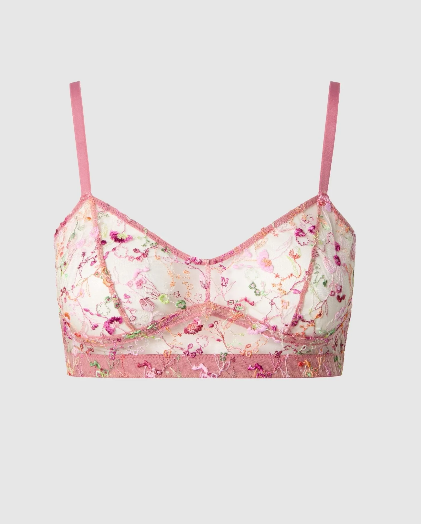 Mesh Balconette Pink sold by Ivalo.com