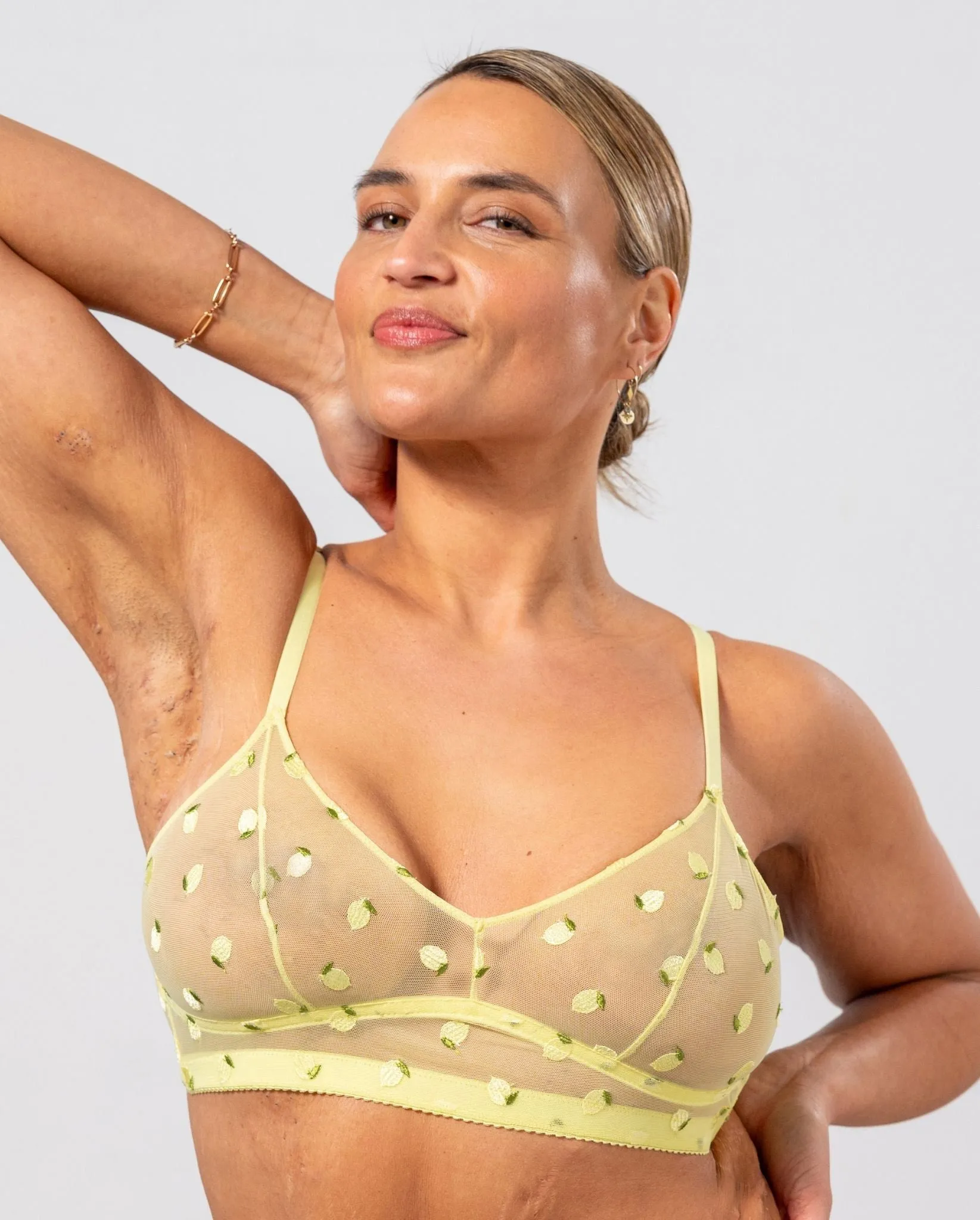 Mesh Balconette Light Yellow sold by Ivalo.com product image thumbnail 2