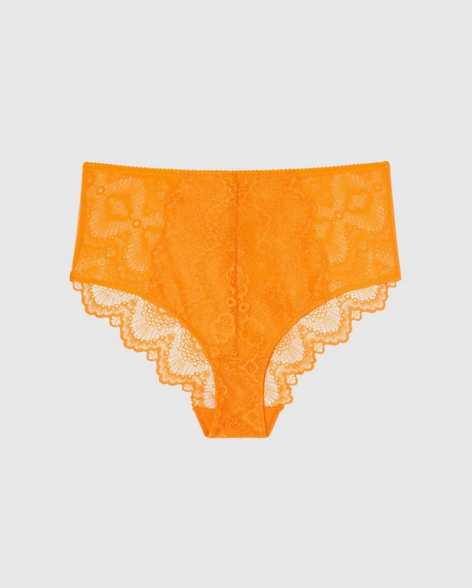 Lace Highwaist Briefs Apricot sold by Ivalo.com