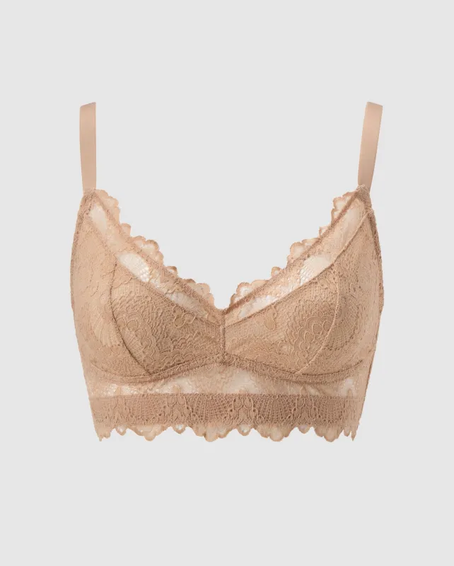 Lace Support Bra Warm Nude sold by Ivalo.com