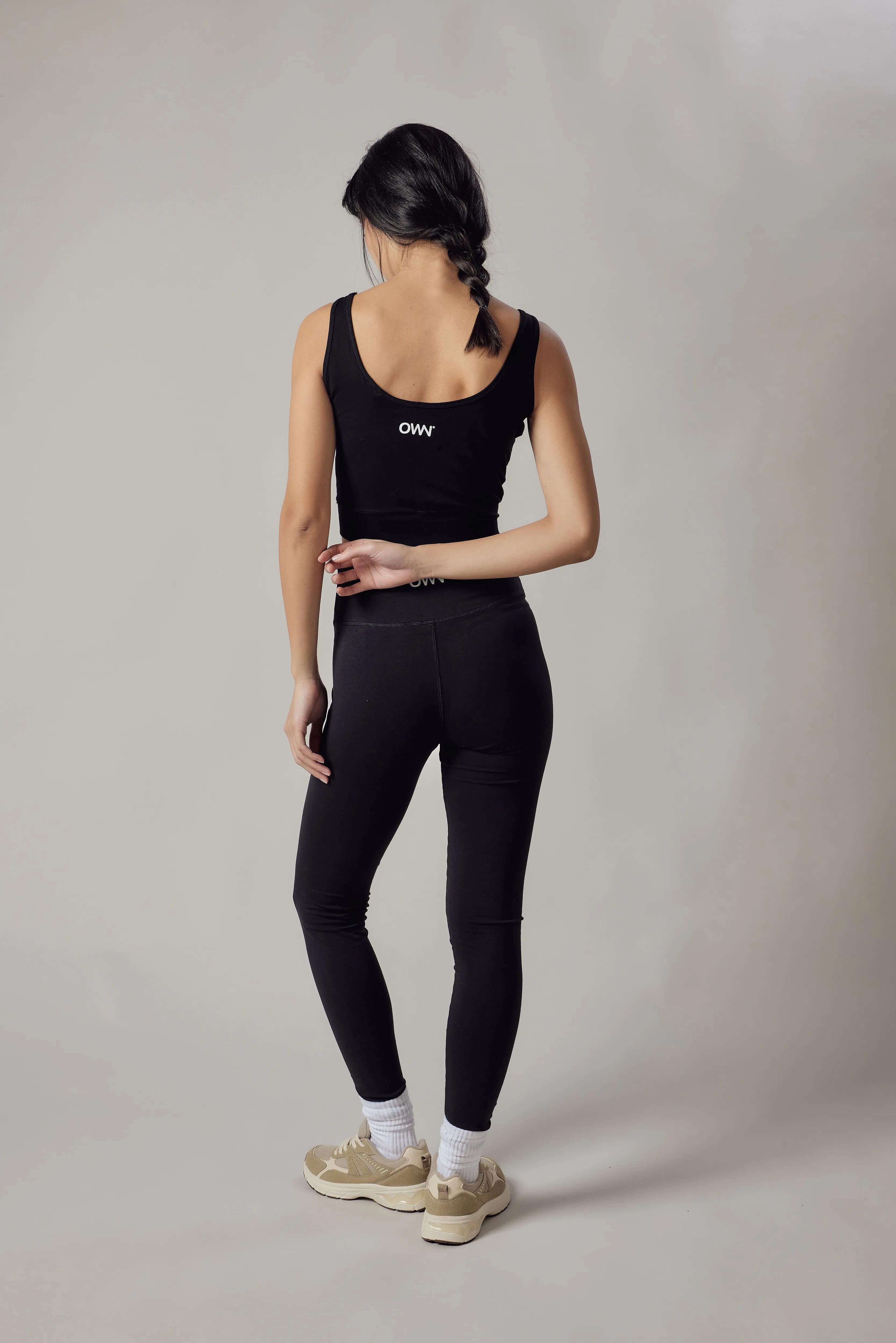 Women's Active High Waist Leggings & Sports Top Set sold by Ivalo.com product image thumbnail 2