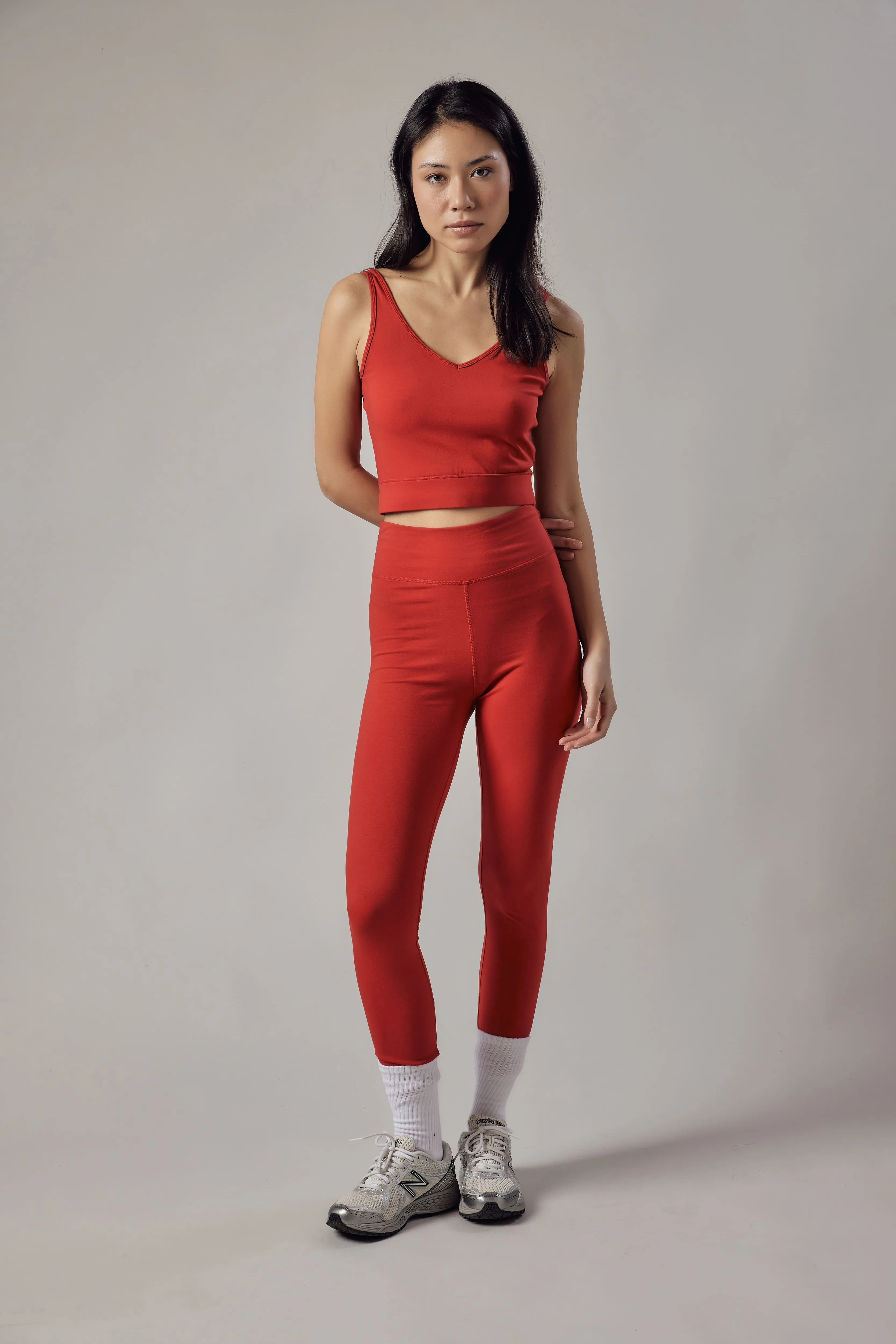 Women's Active High Waist Leggings & Sports Top Set sold by Ivalo.com product image thumbnail 5