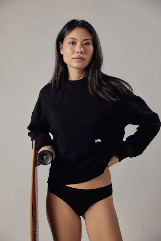 Women's Loose Fit Crewneck Sweatshirt sold by Ivalo.com