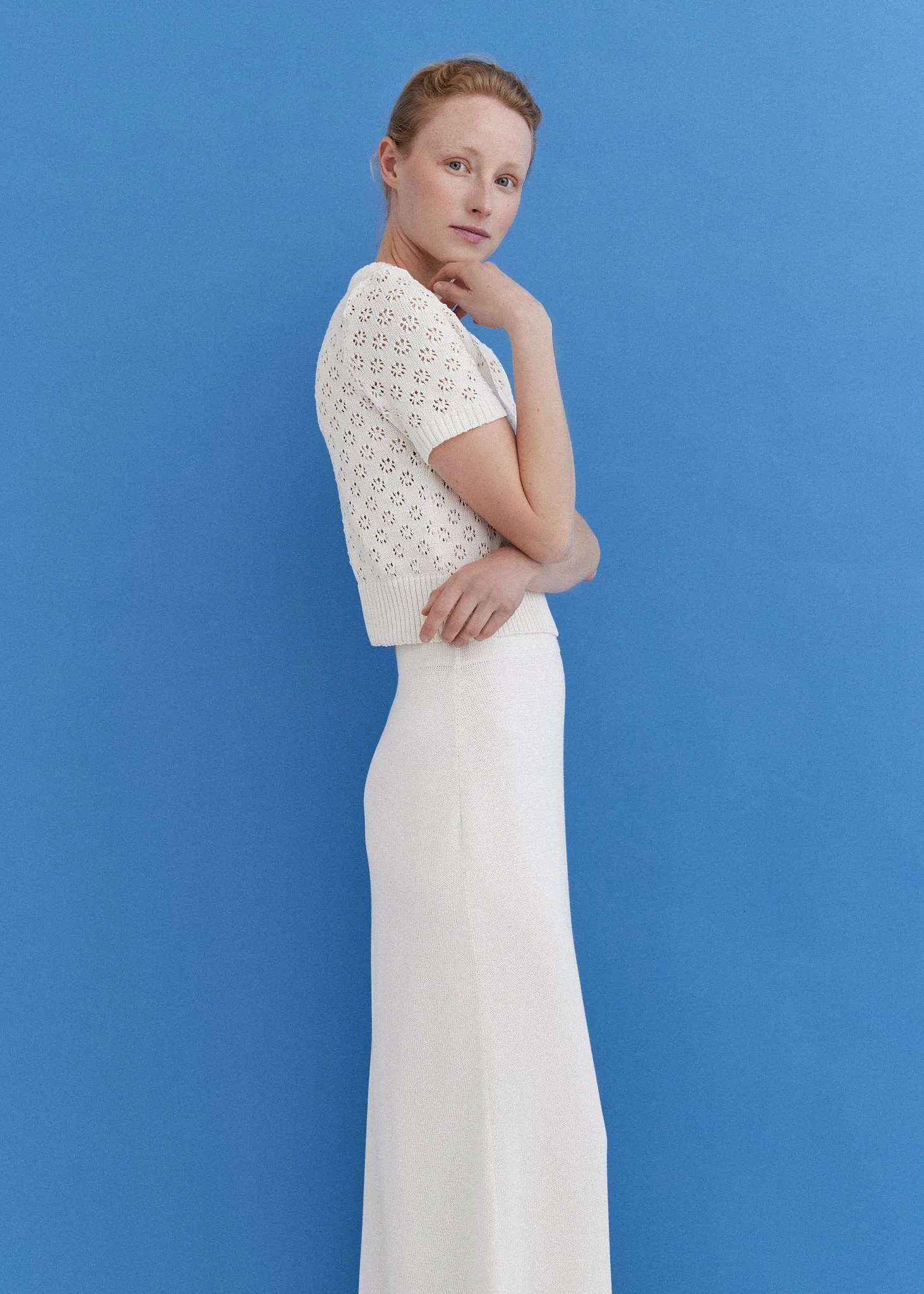 Knitted Cotton Lace Top Lily sold by Ivalo.com product image thumbnail 4