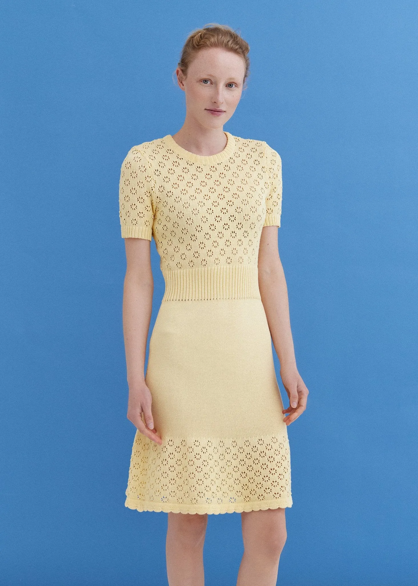 Knitted Cotton Lace Dress Sun sold by Ivalo.com product image thumbnail 2
