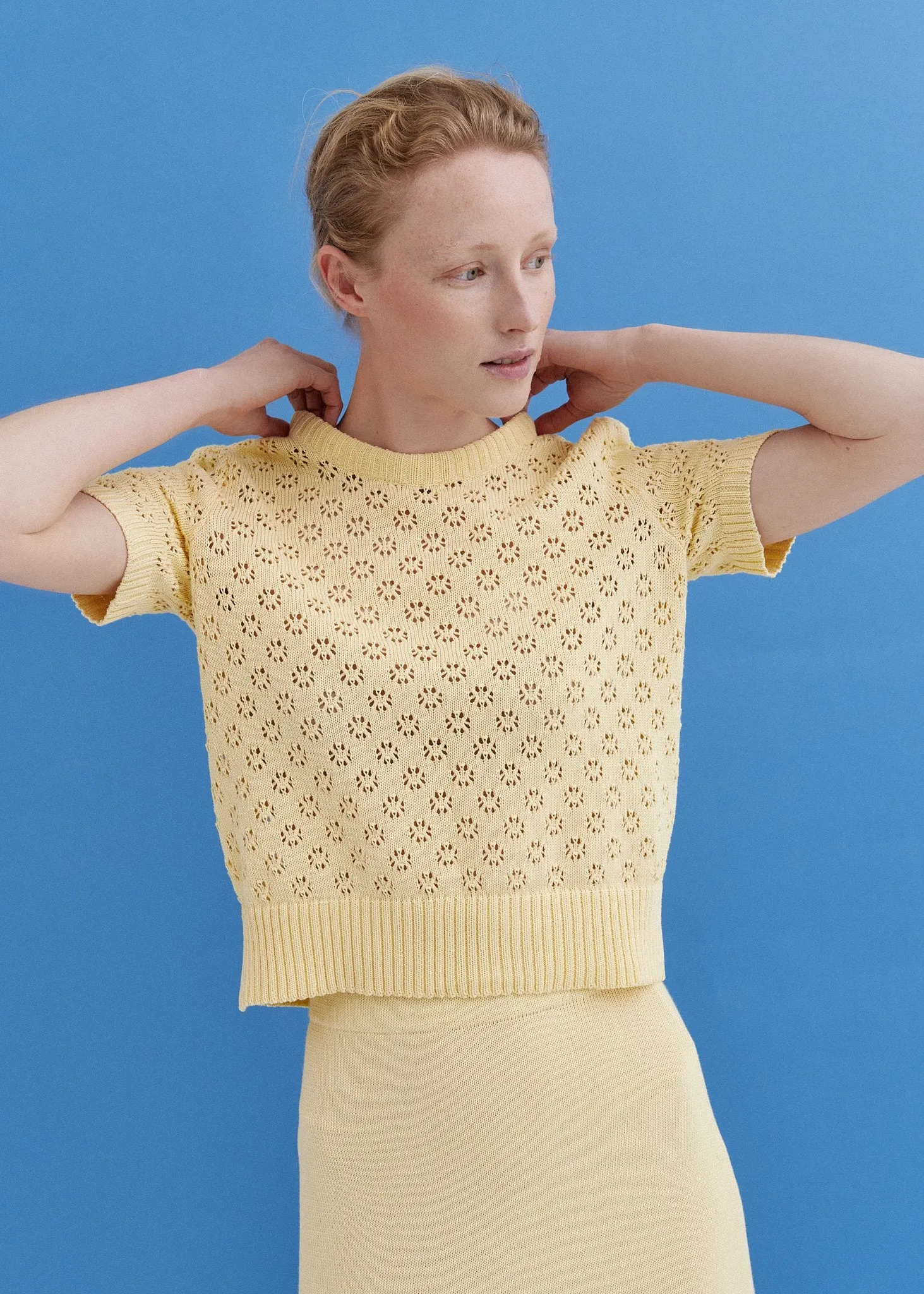 Knitted Cotton Lace Top and Skirt Set Sun sold by Ivalo.com product image thumbnail 5