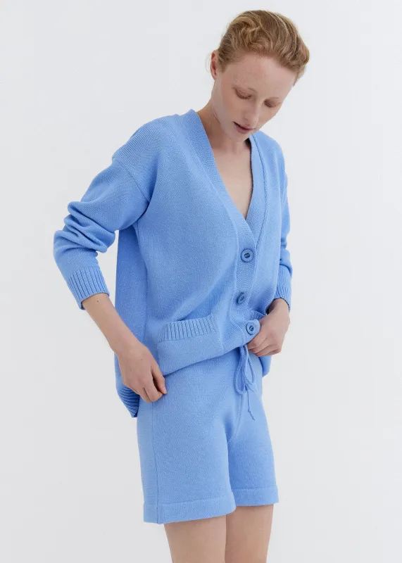 Knitted Cotton Shorts Sky sold by Ivalo.com