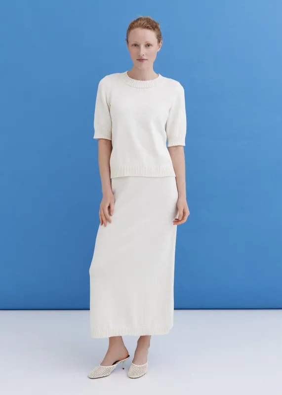 Knitted Cotton Top and Skirt Set Lily sold by Ivalo.com