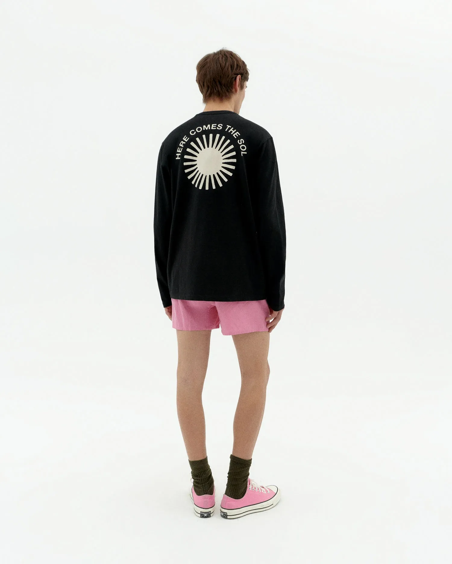 Emilio Long Sleeved Retro Sol T-Shirt Black sold by Ivalo.com product image thumbnail 4