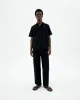 Men's Tom Button-Up Shirt Seersucker Black sold by Ivalo.com