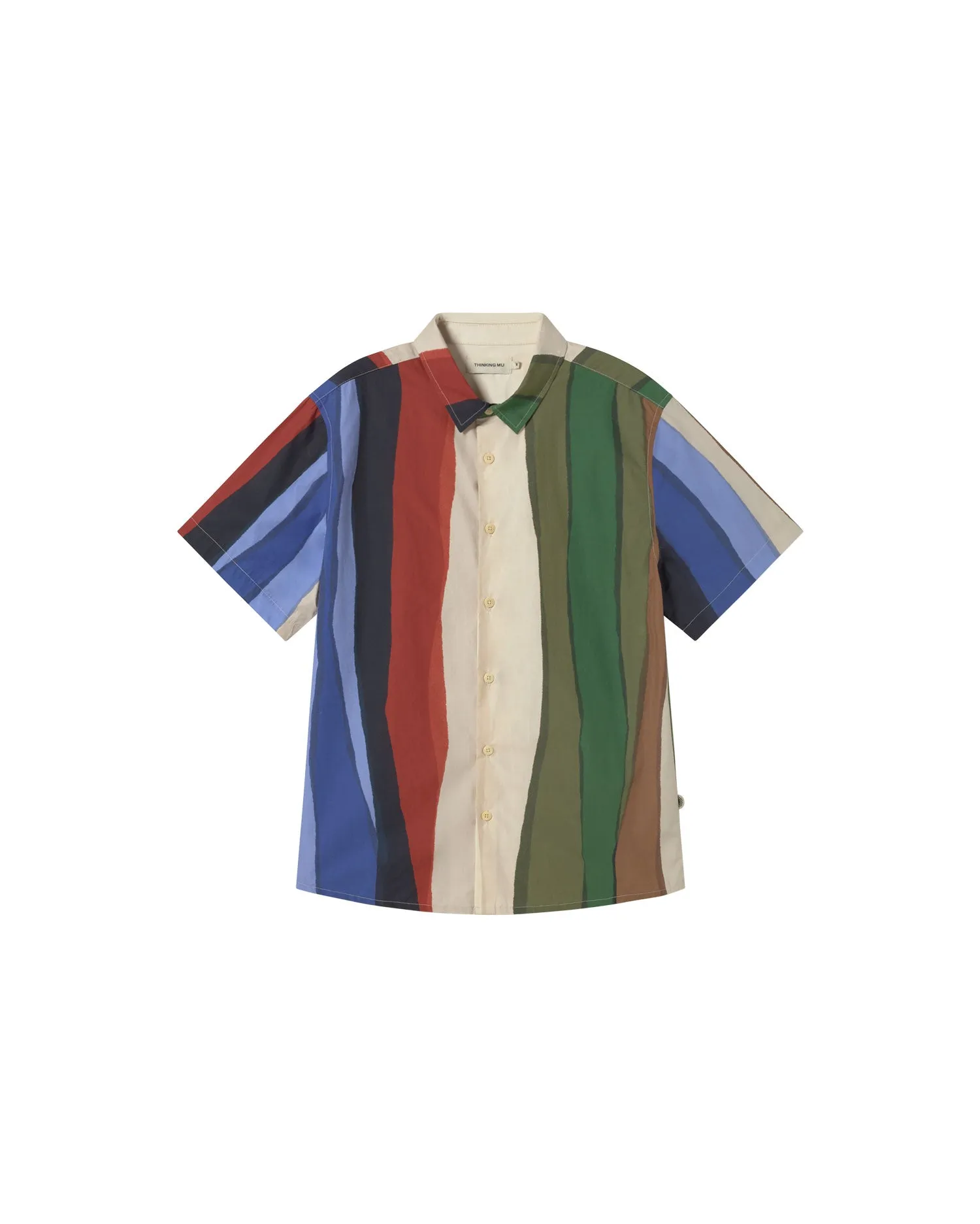 Men's Tom Button-Up Shirt River Stripes Multicolor sold by Ivalo.com product image thumbnail 2
