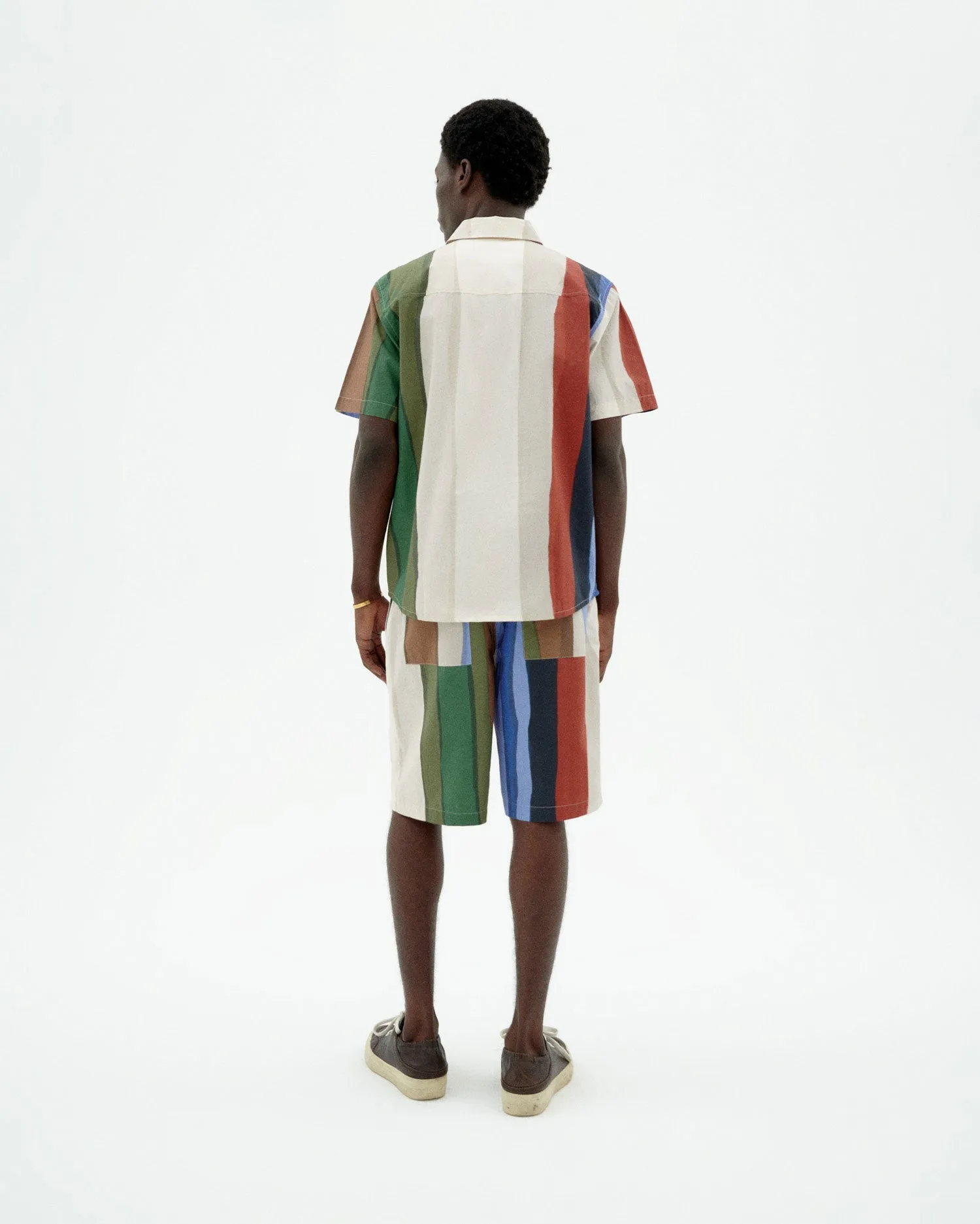 Men's Tom Button-Up Shirt River Stripes Multicolor sold by Ivalo.com product image thumbnail 5