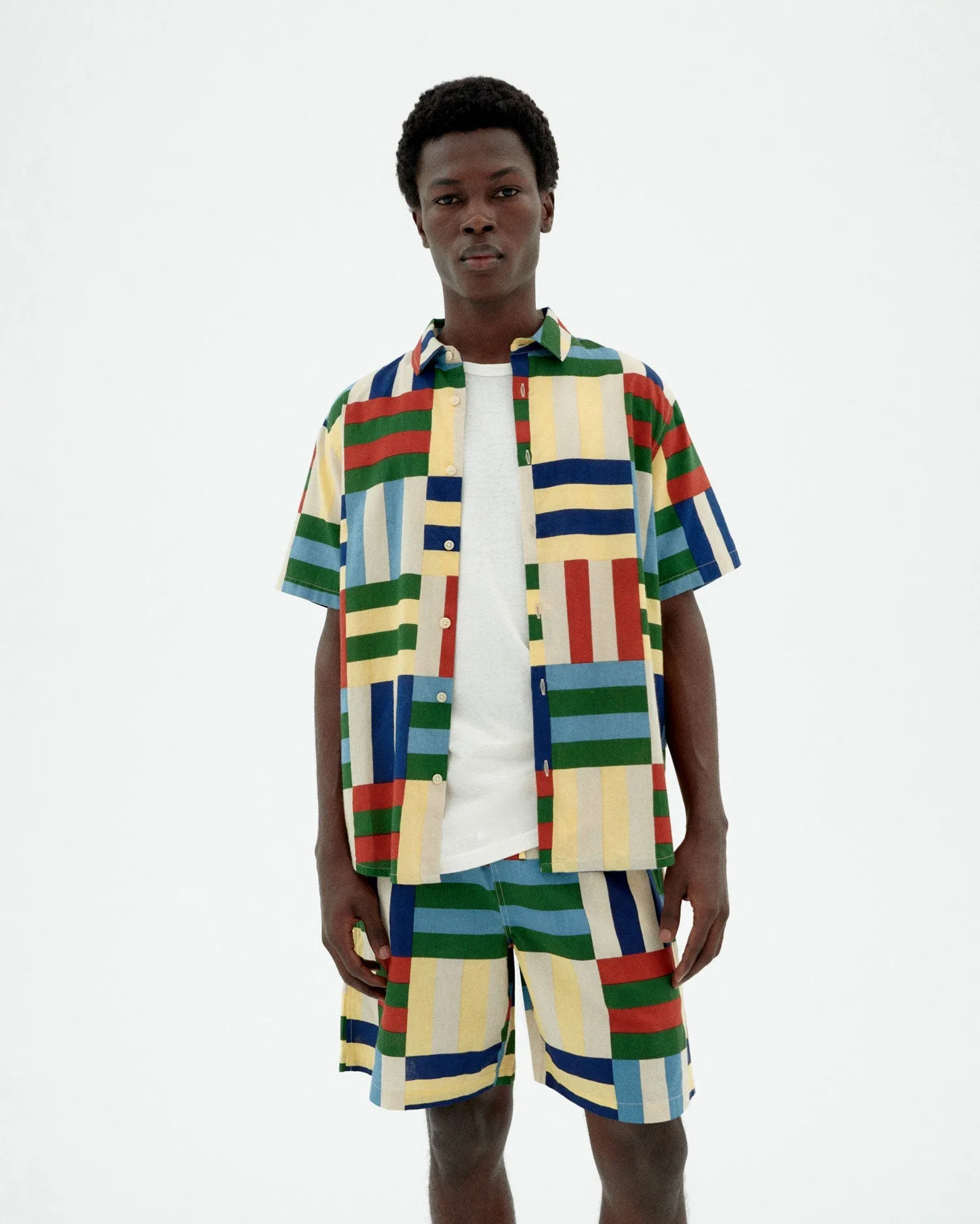 Men's Tom Button-Up Shirt Multicolor Field Check sold by Ivalo.com