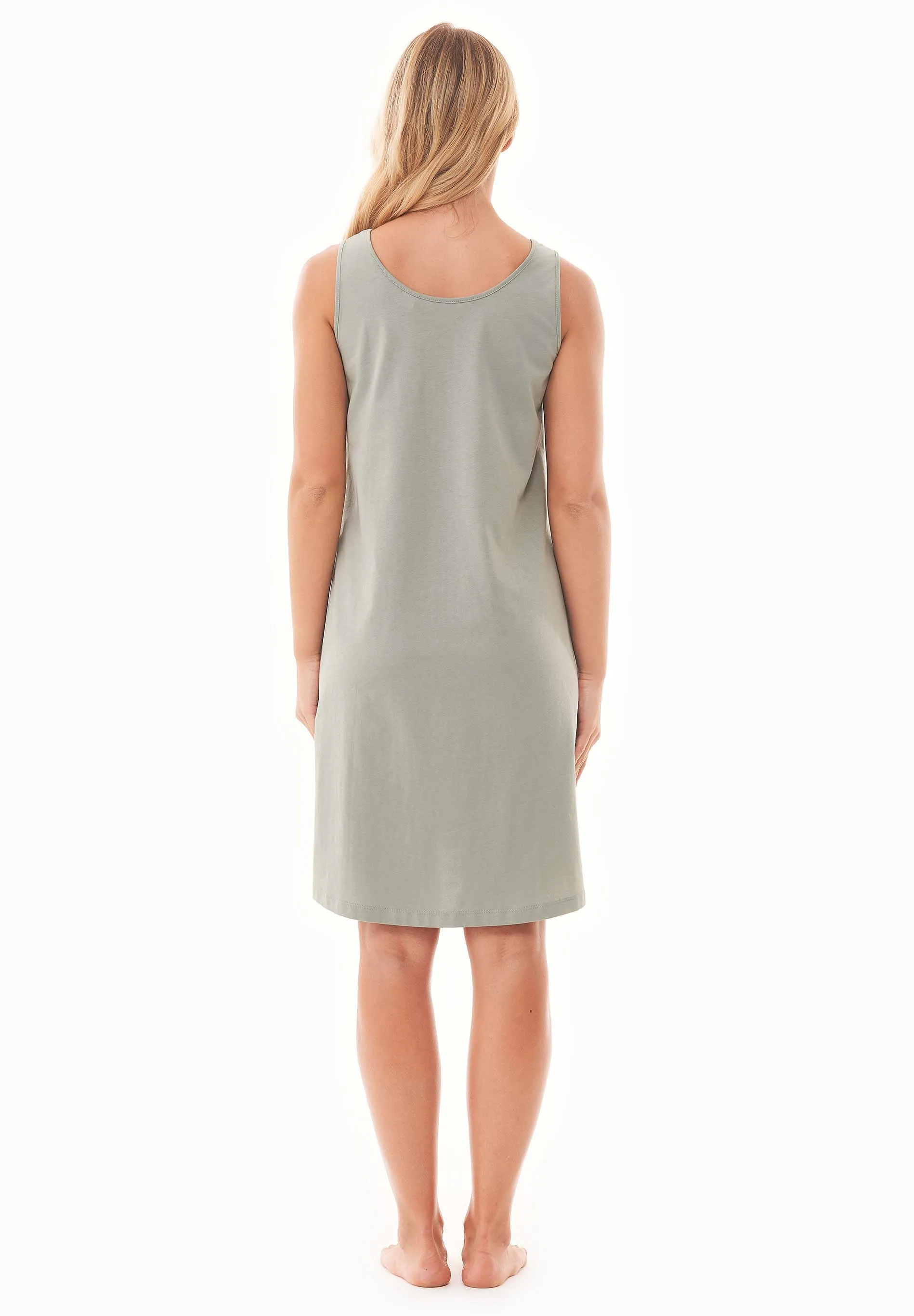 Dennis Sleeveless Nightdress Sage Green sold by Ivalo.com product image thumbnail 4